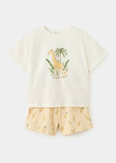 Printed short pyjamas — Off White 1