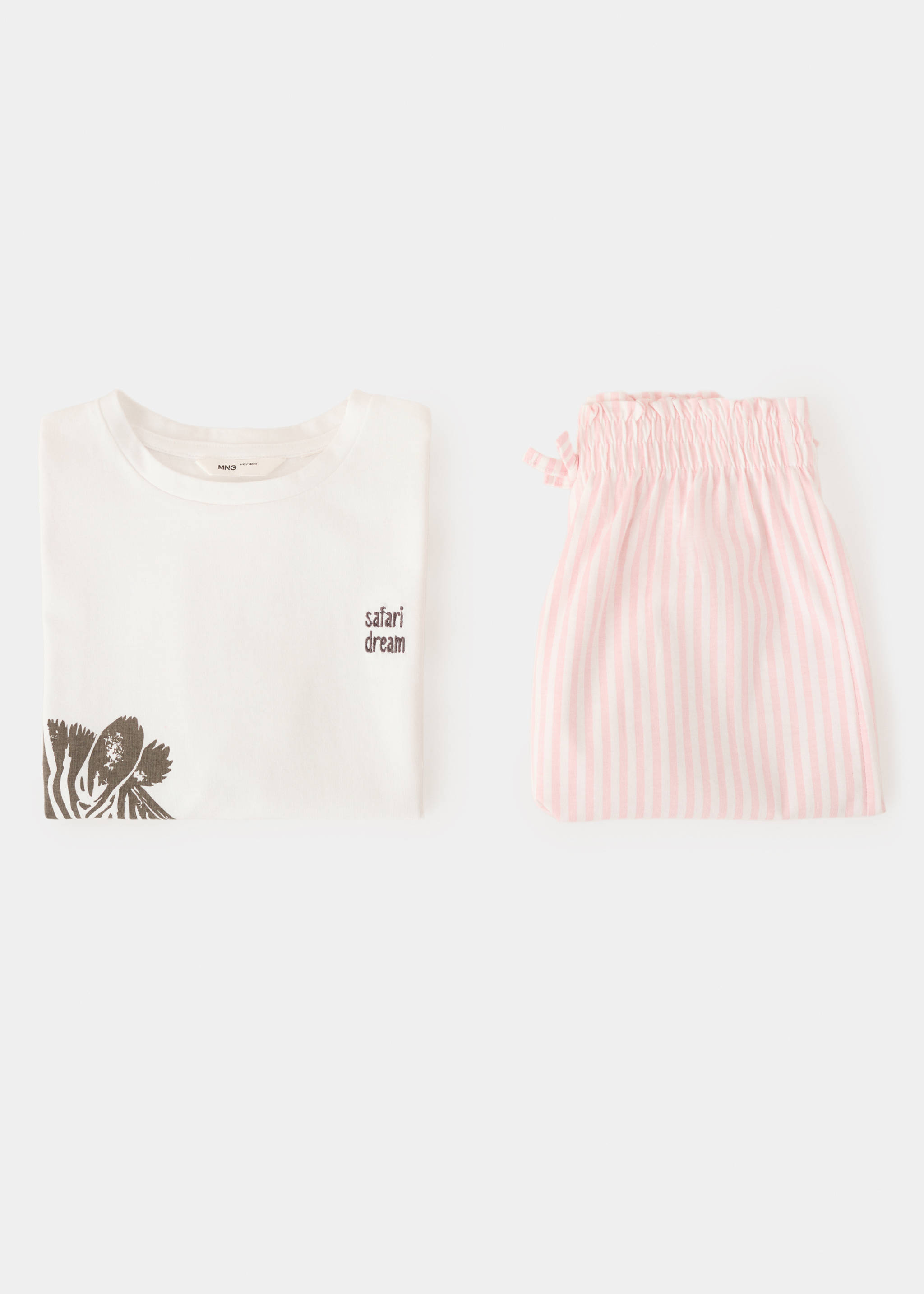 Striped short pyjamas - Details of the article 0