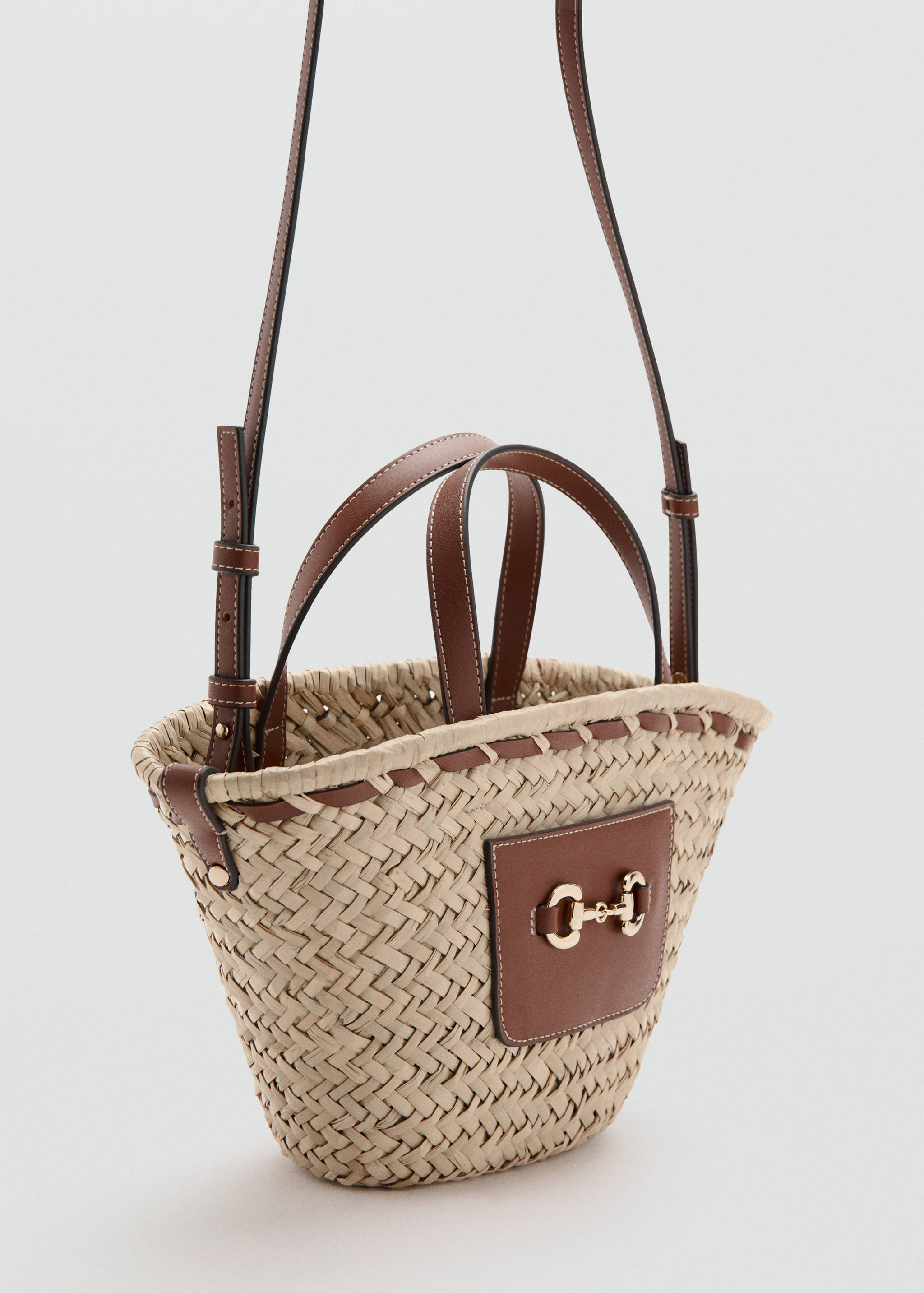 Small natural fibre basket - Medium plane