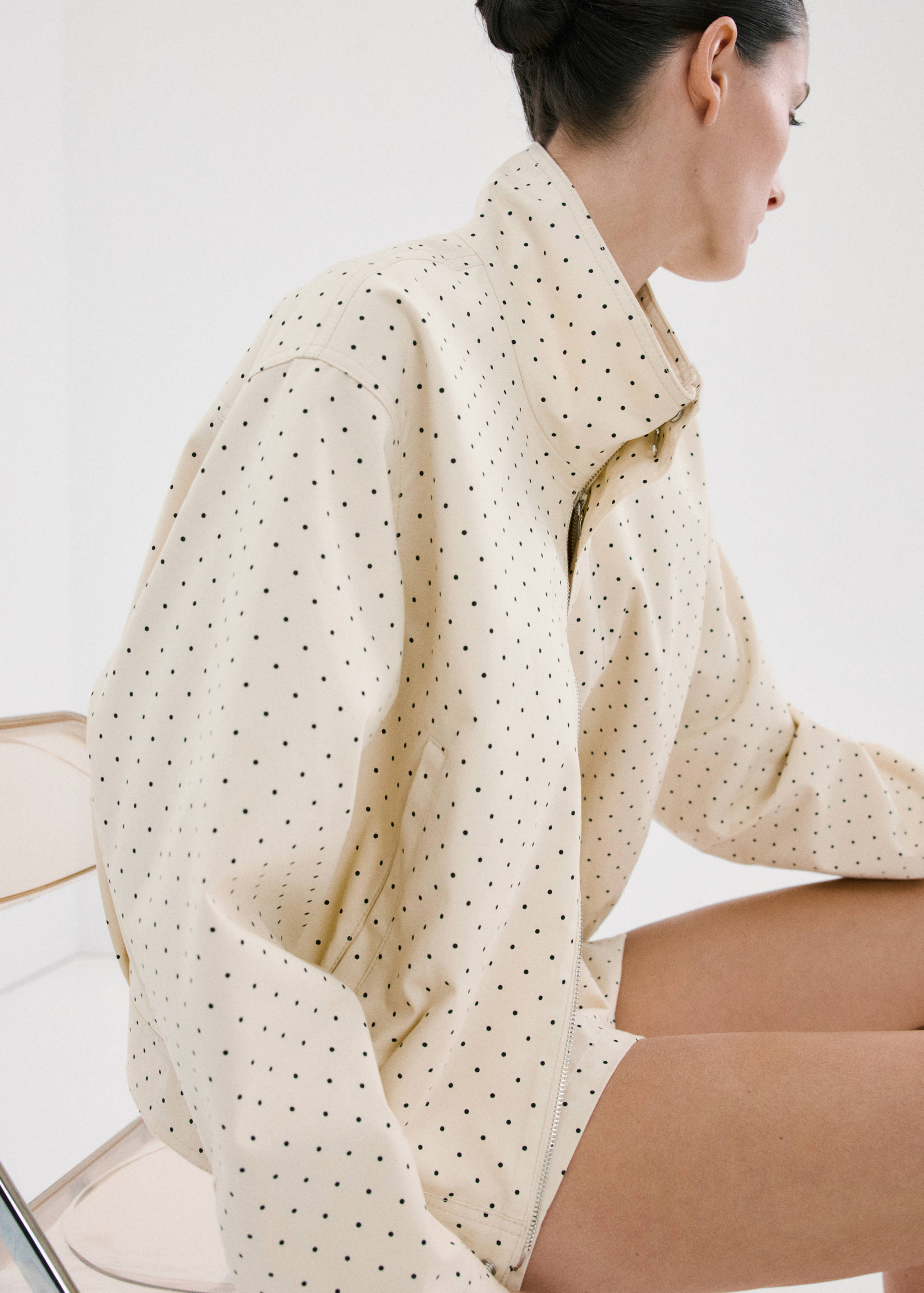 Dots bomber jacket - Details of the article 2