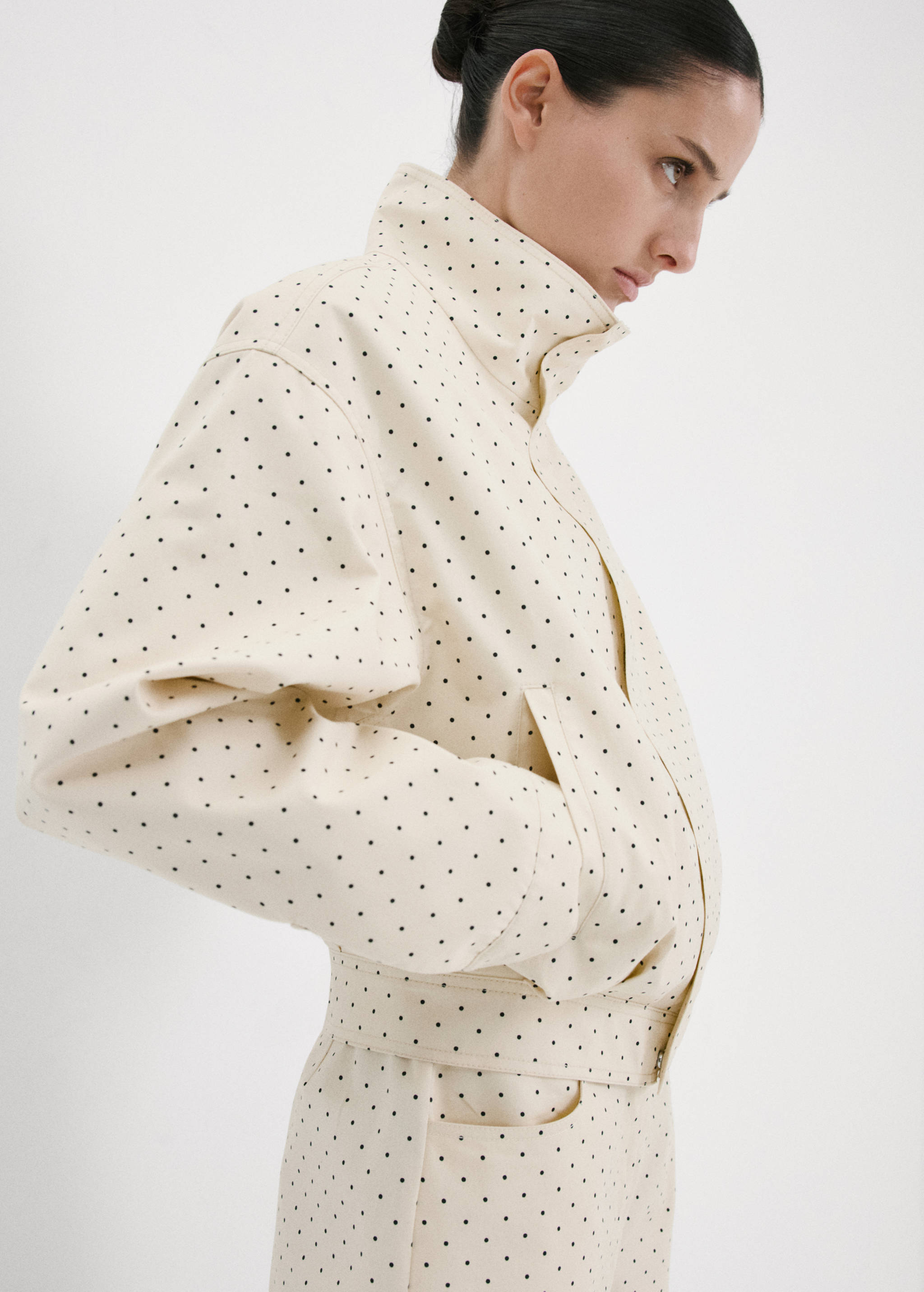 Dots bomber jacket - Medium plane