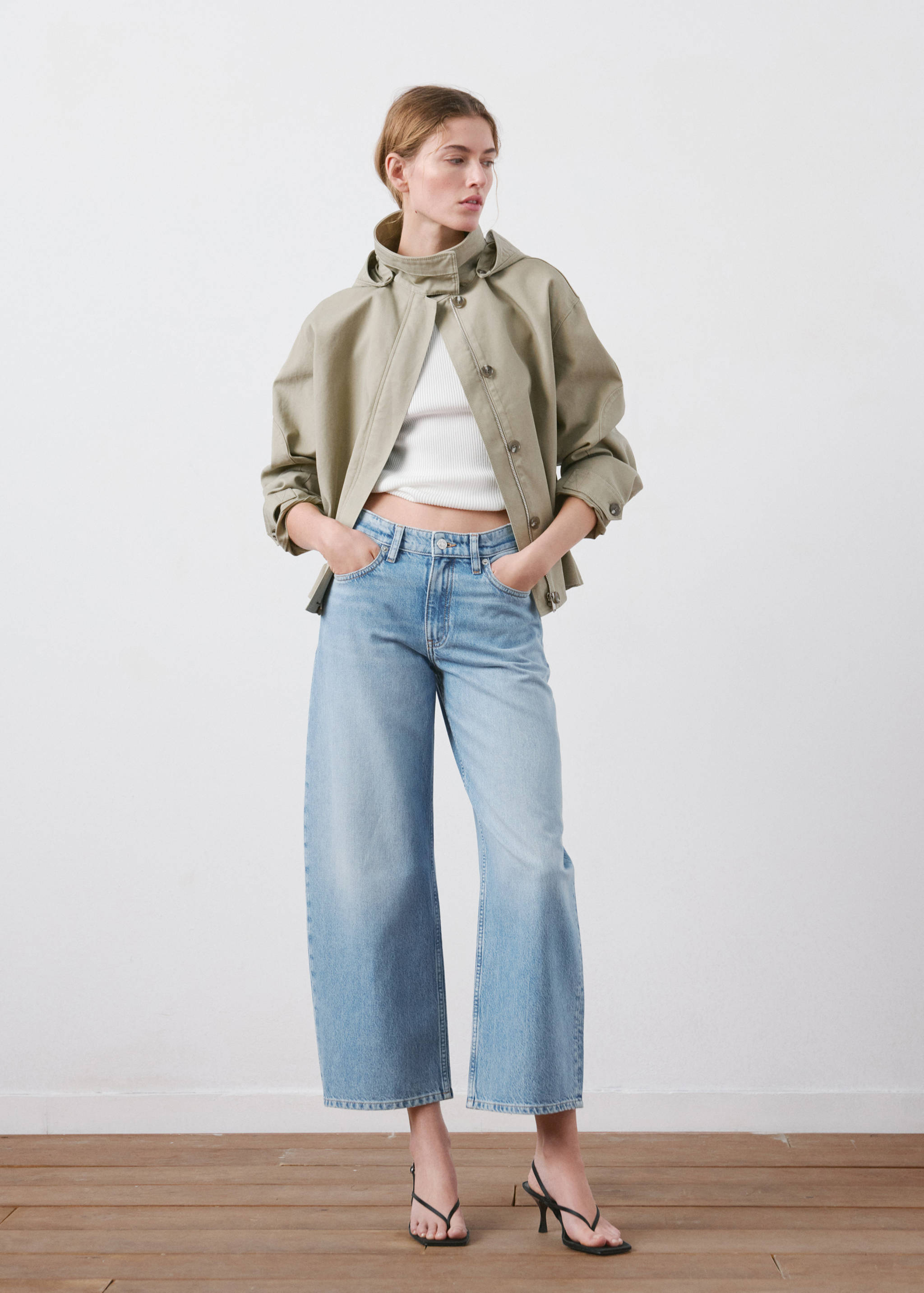 Balloon crop jeans - General plane