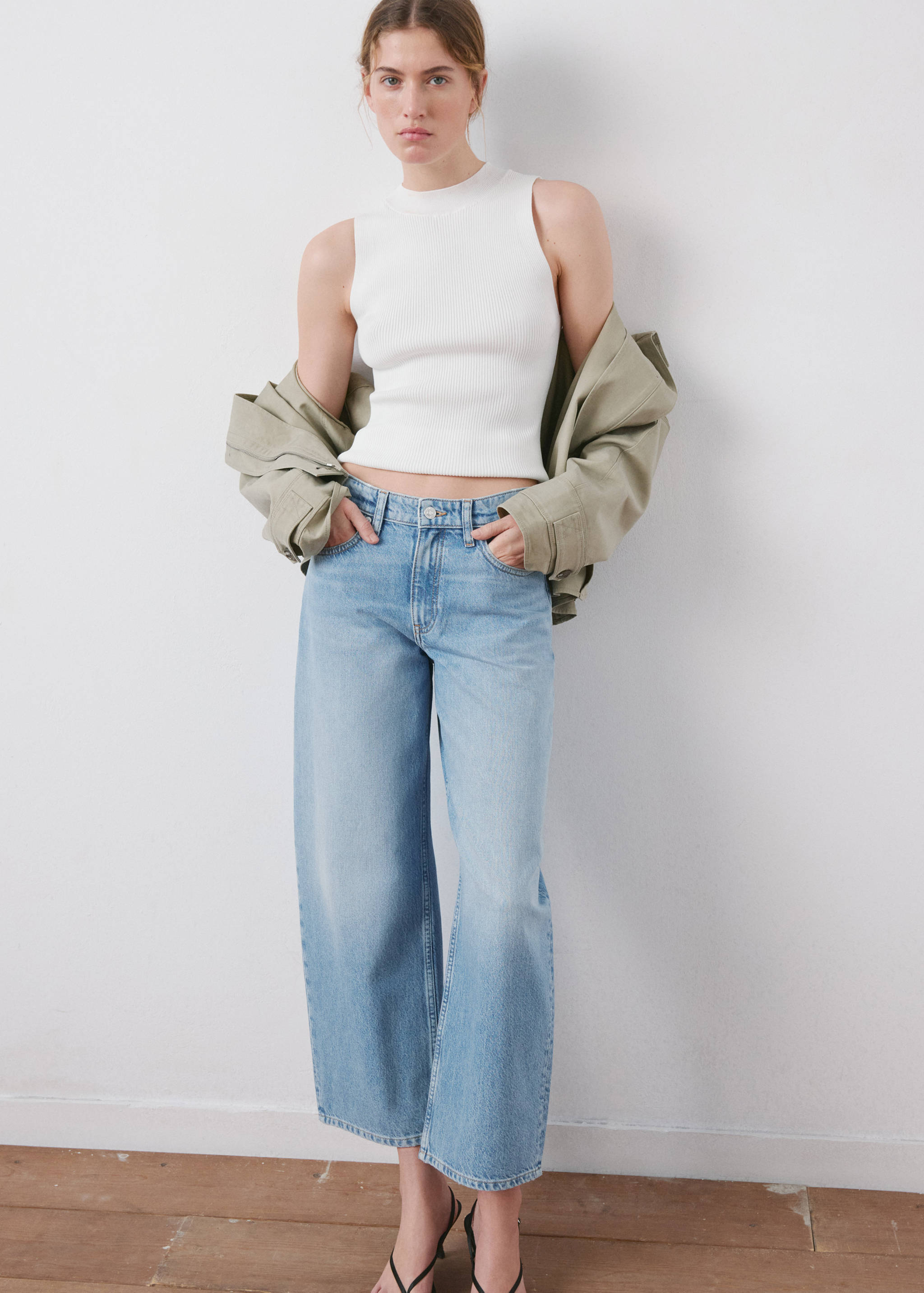 Balloon crop jeans - Details of the article 2