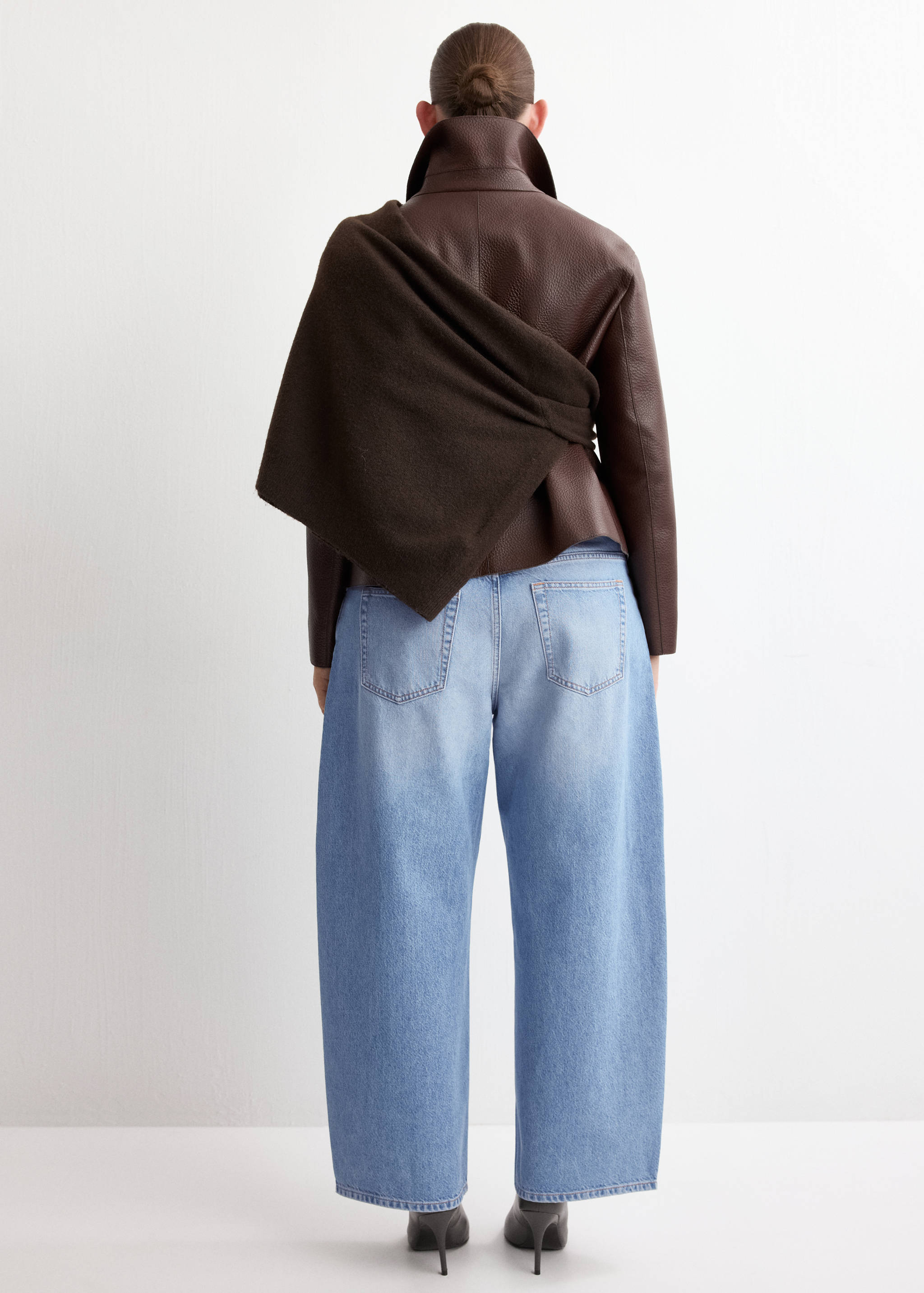 Balloon crop jeans - Details of the article 4