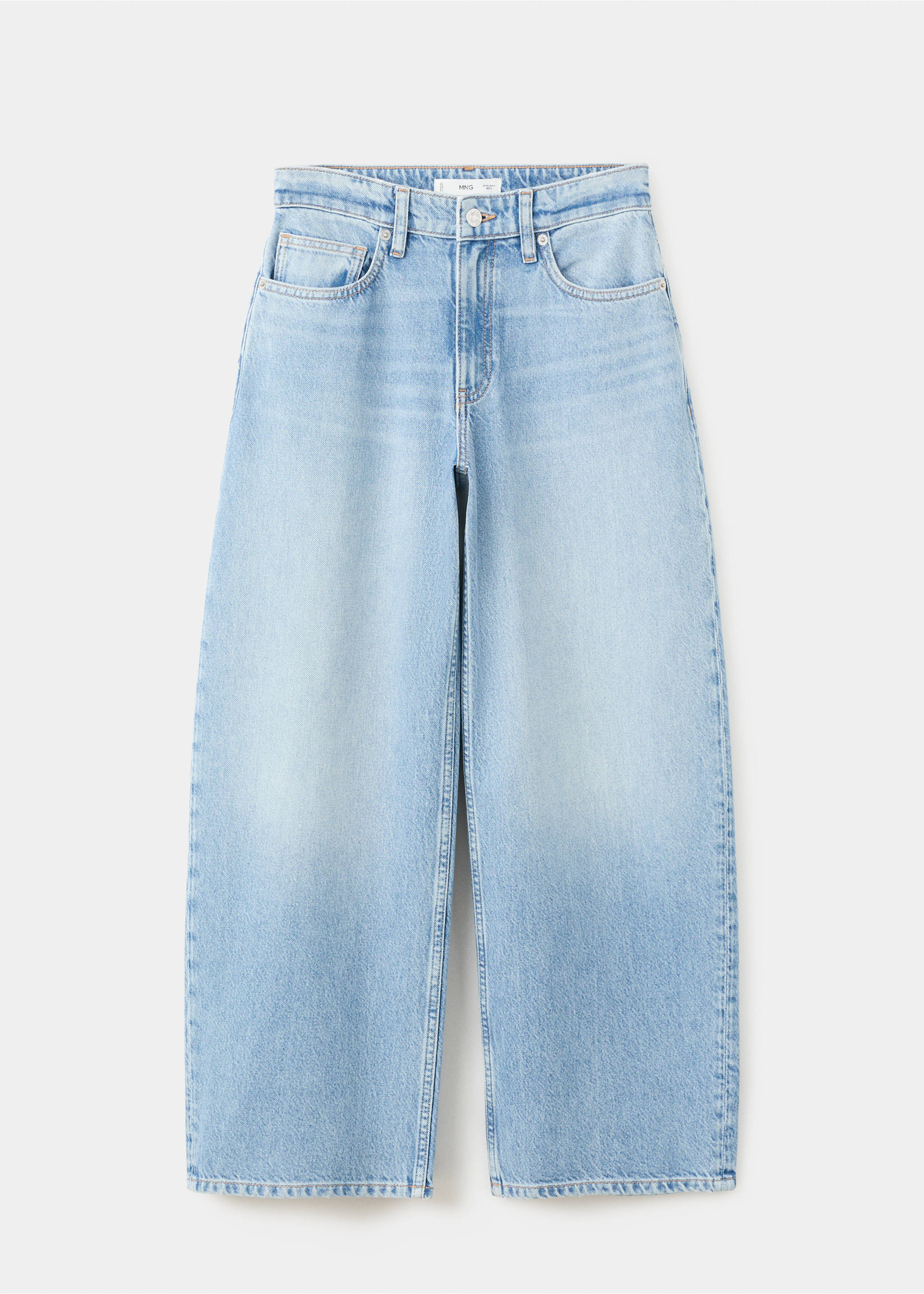 Mid-rise balloon jeans - Article without model, Medium Blue. Ref: 27027141-00.