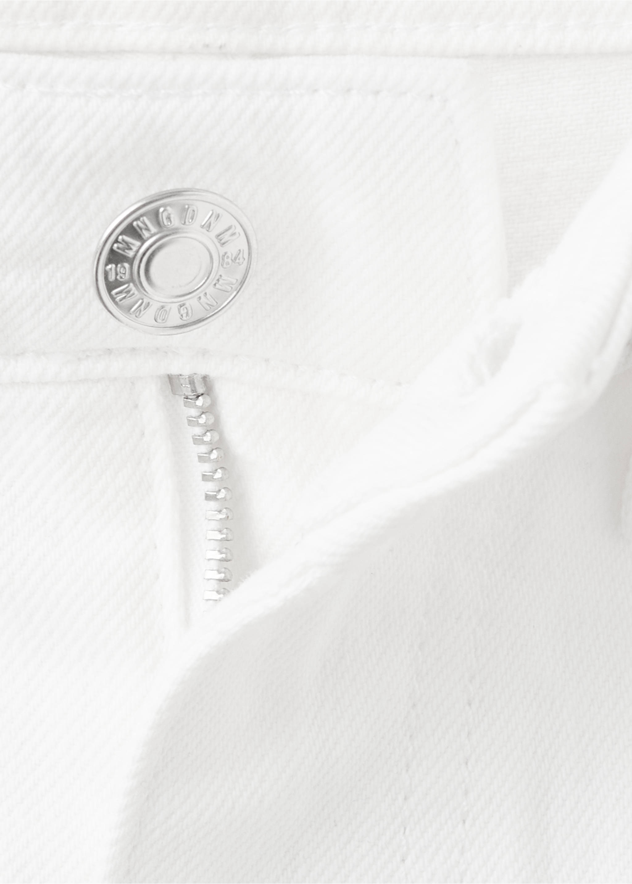 Jean balloon crop - Détail de l'article 8, Blanc. Ref: 27027142-00.