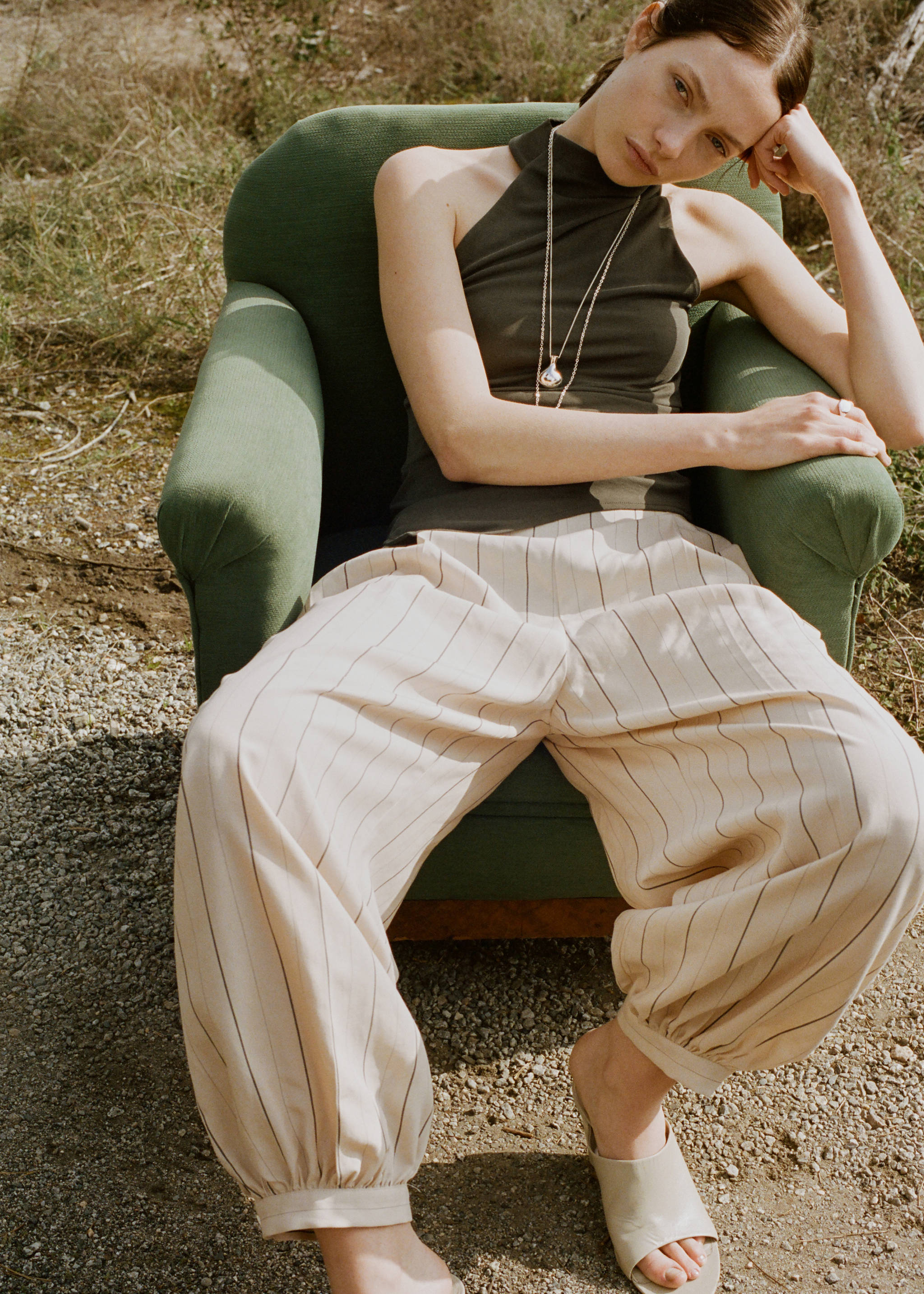 Asymmetric ruched top - Details of the article 6