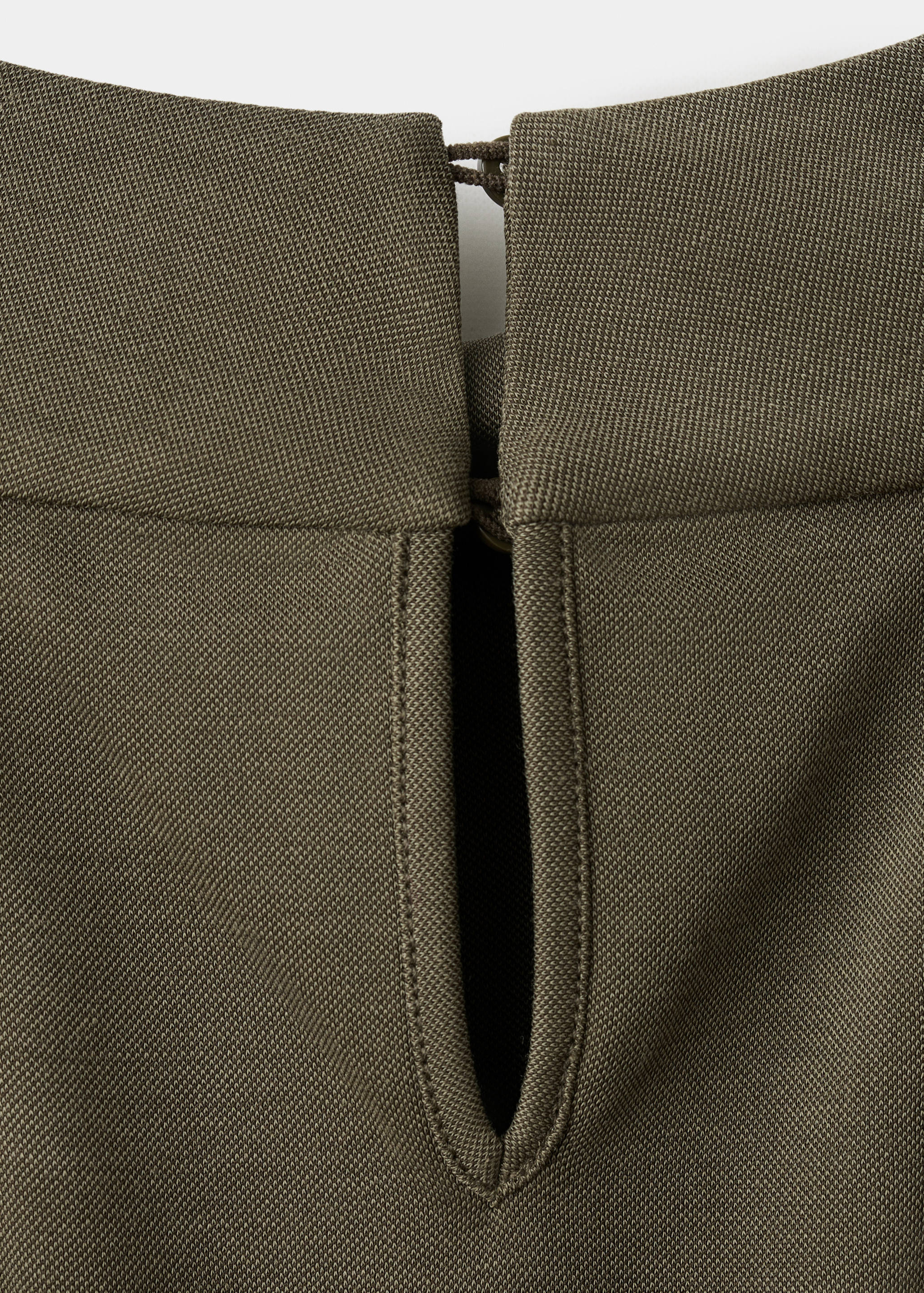 Asymmetric ruched top - Details of the article 0