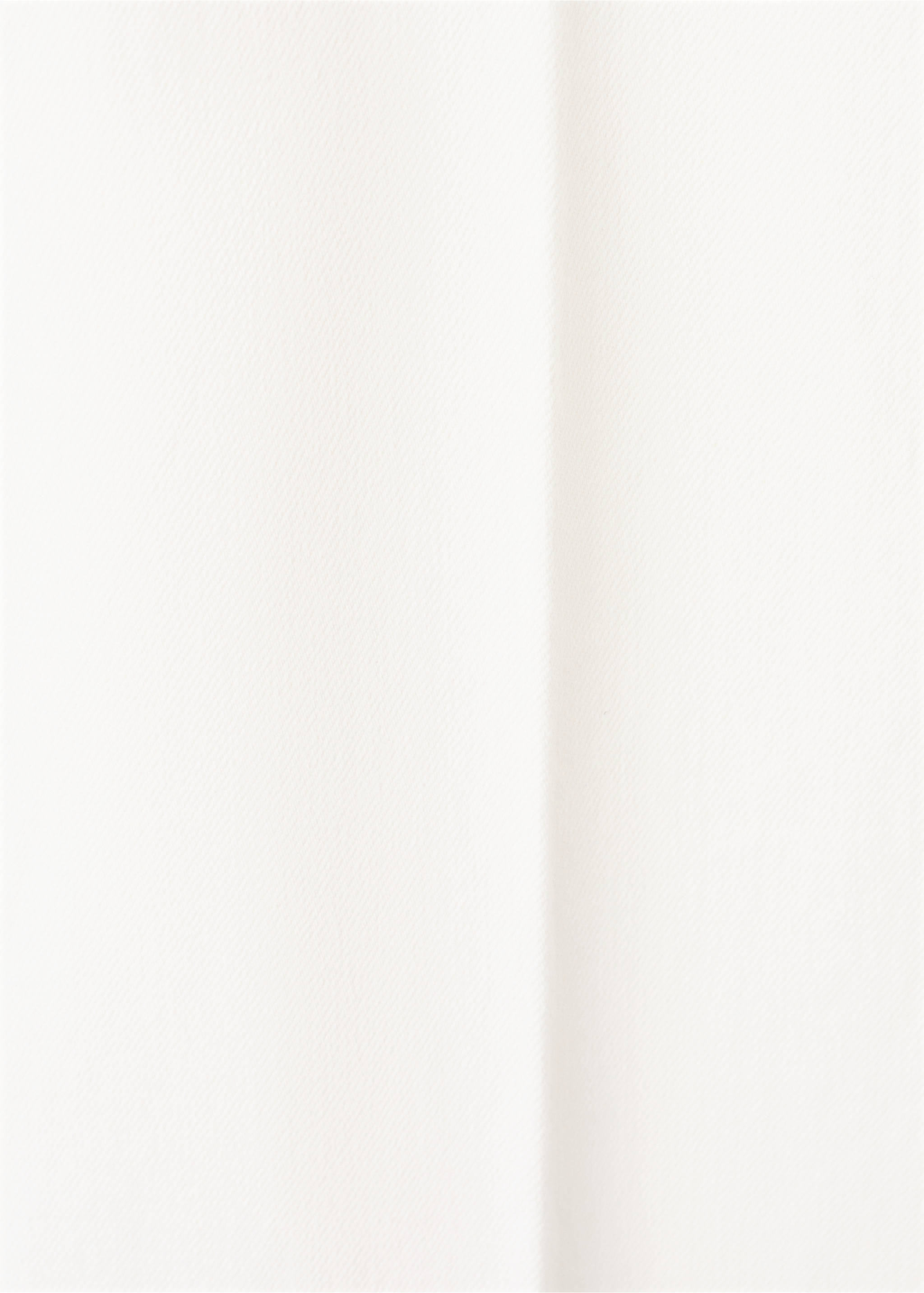 Wide-leg jeans with side buttons - Details of the article 0, White. Ref: 27027144-00.