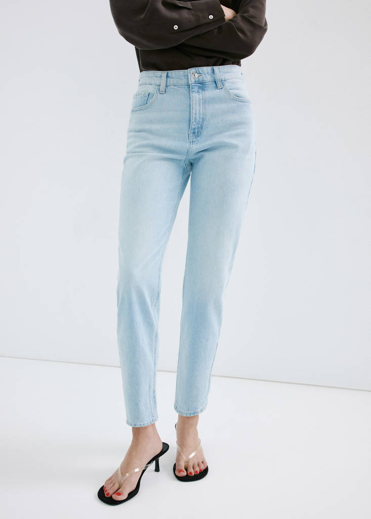 Newmom comfort high-rise jeans — Light Blue