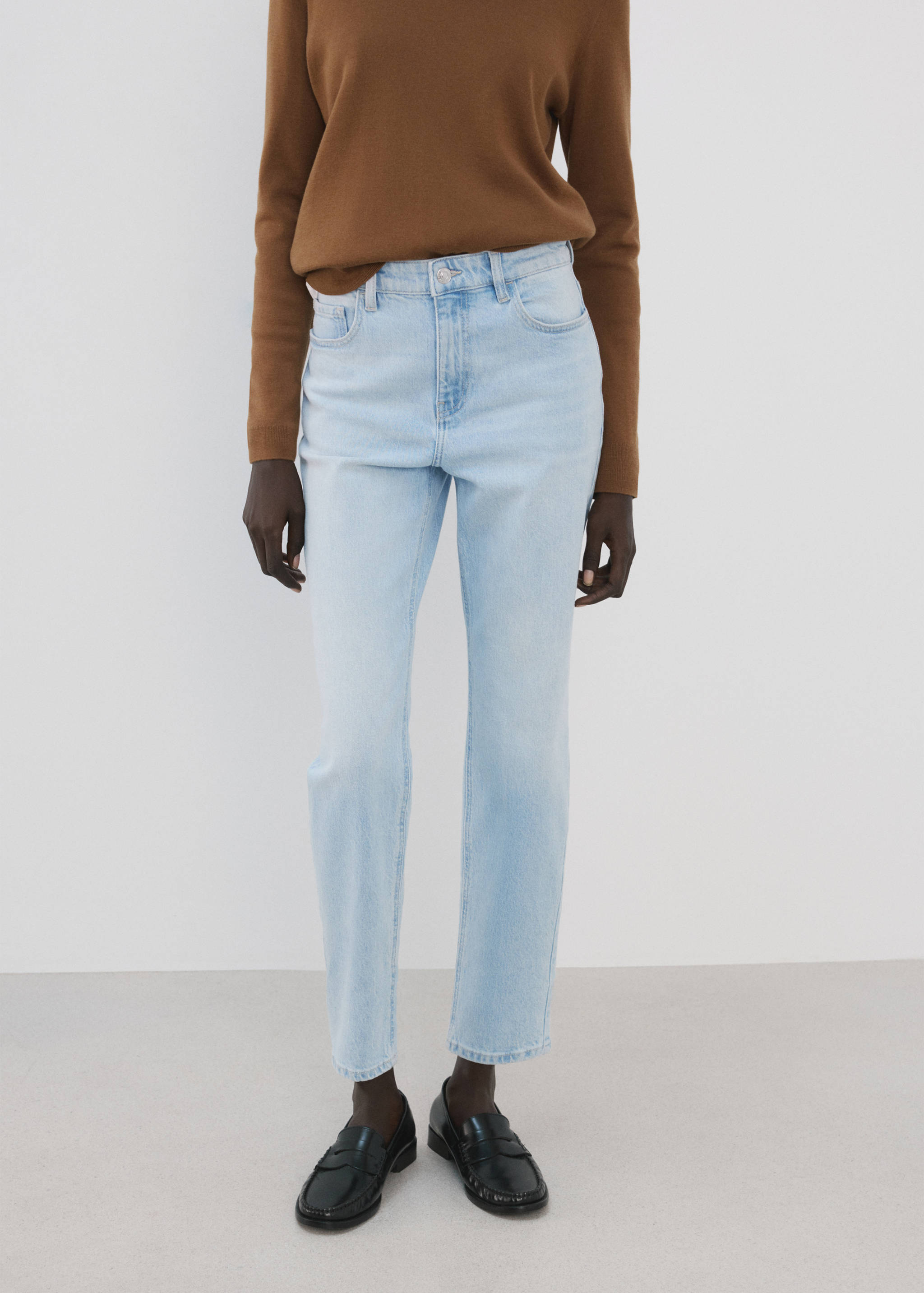 Jean Newmom confort taille haute - Plan moyen