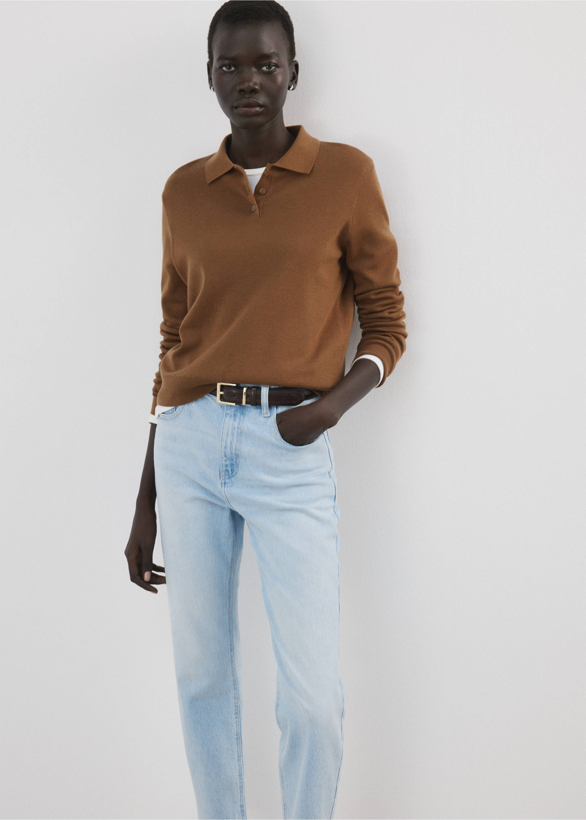 Jean Newmom confort taille haute - Détail de l'article 1, Bleu clair. Ref: 27027147-00.