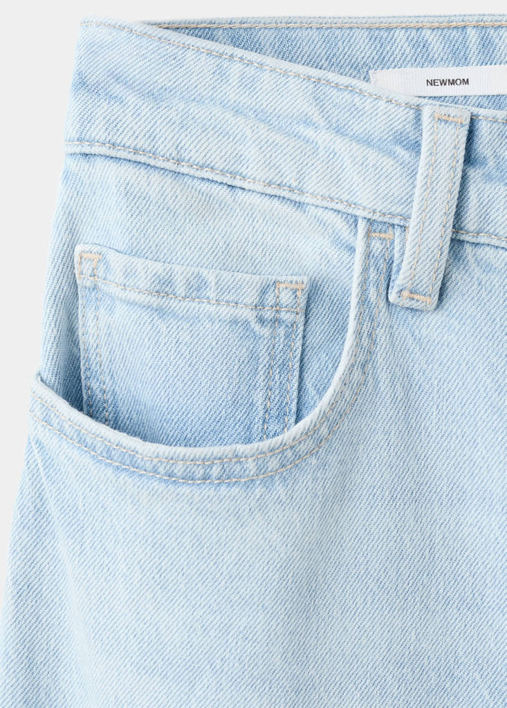 Newmom comfort high-rise jeans — Light Blue