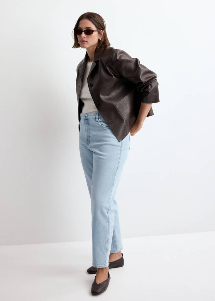 Newmom comfort high-rise jeans — Light Blue