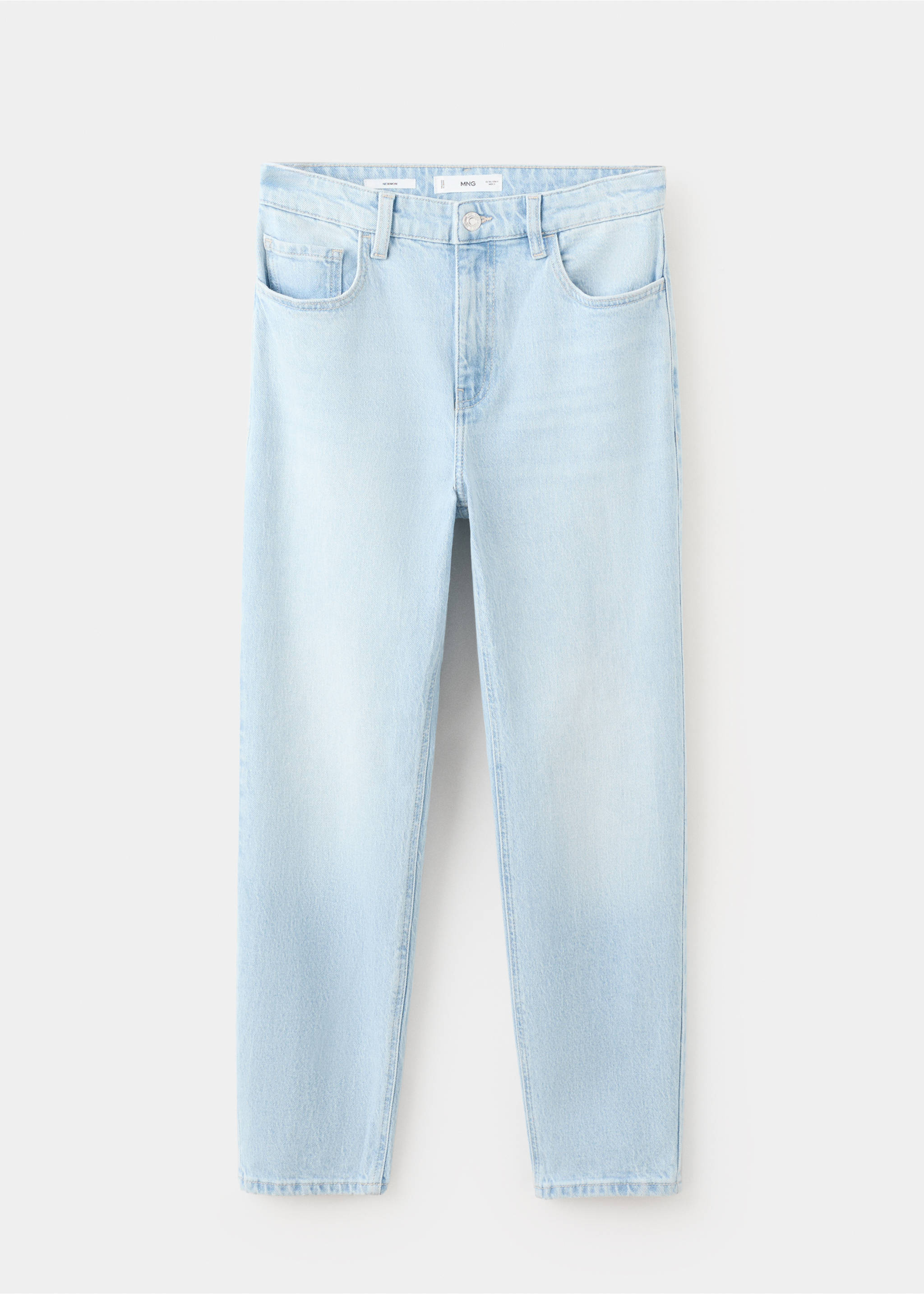Newmom comfort high-rise jeans - Article without model, Light Blue. Ref: 27027147-00.
