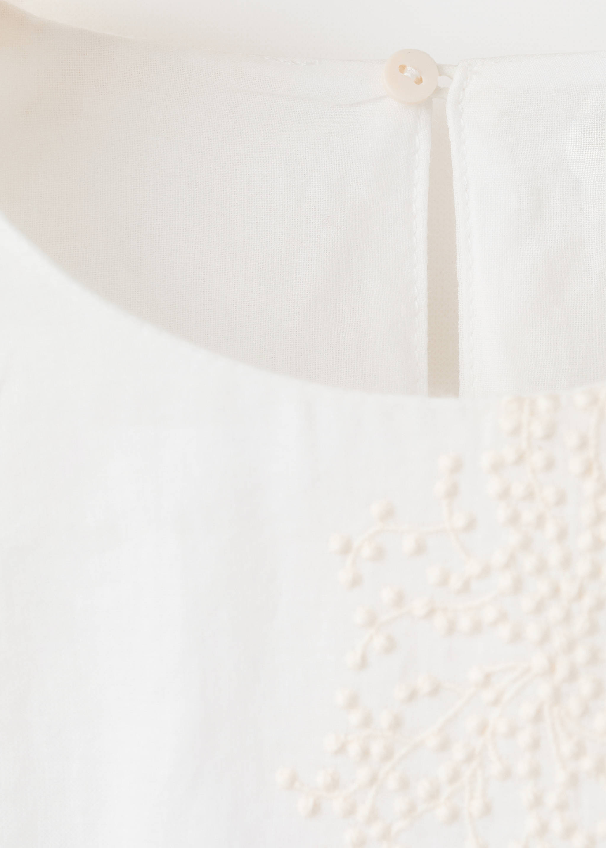 Blouse coton détails brodés - Détail de l'article 0
