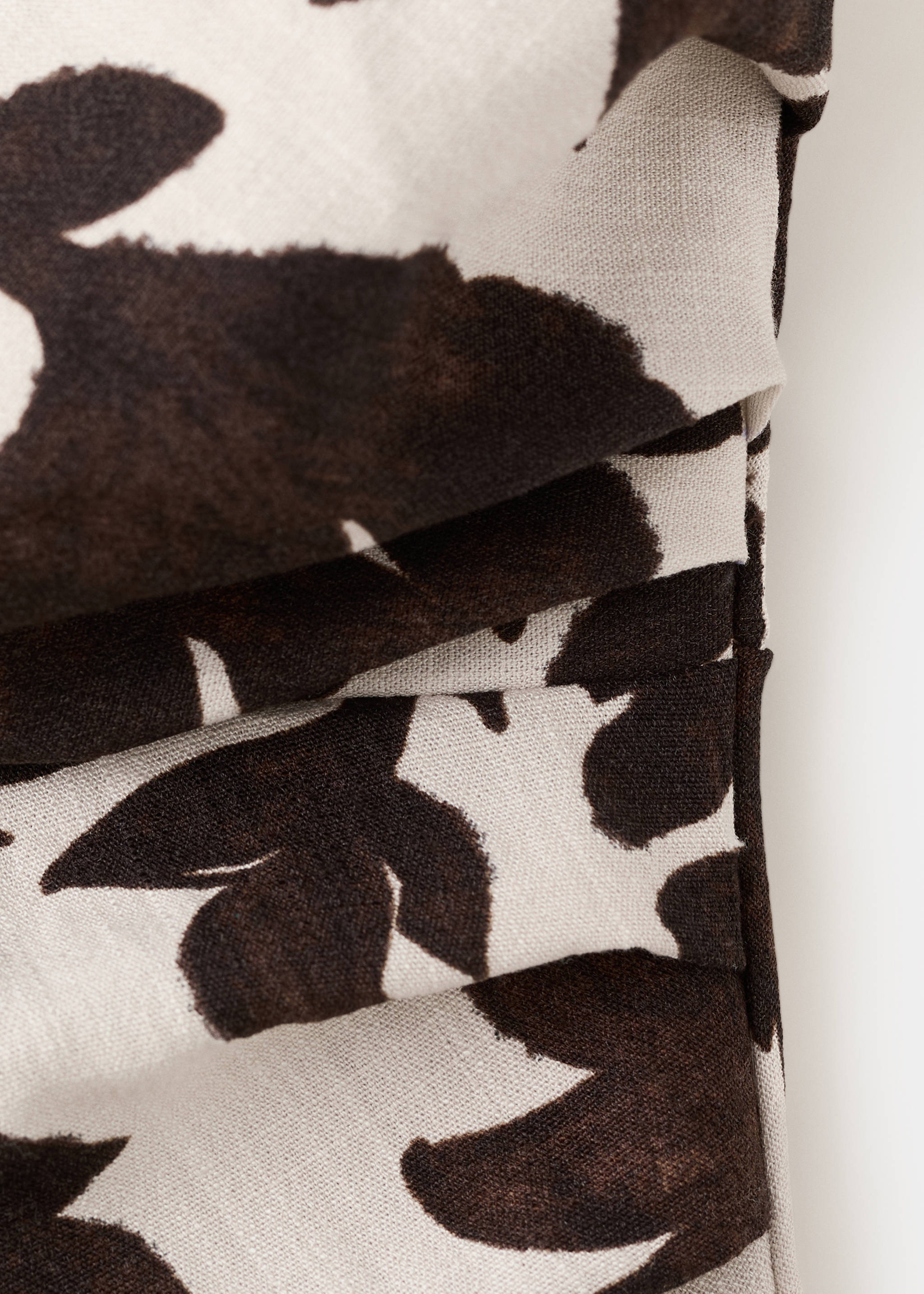 Vestit asimètric amb estampat floral - Detall de l'article 0