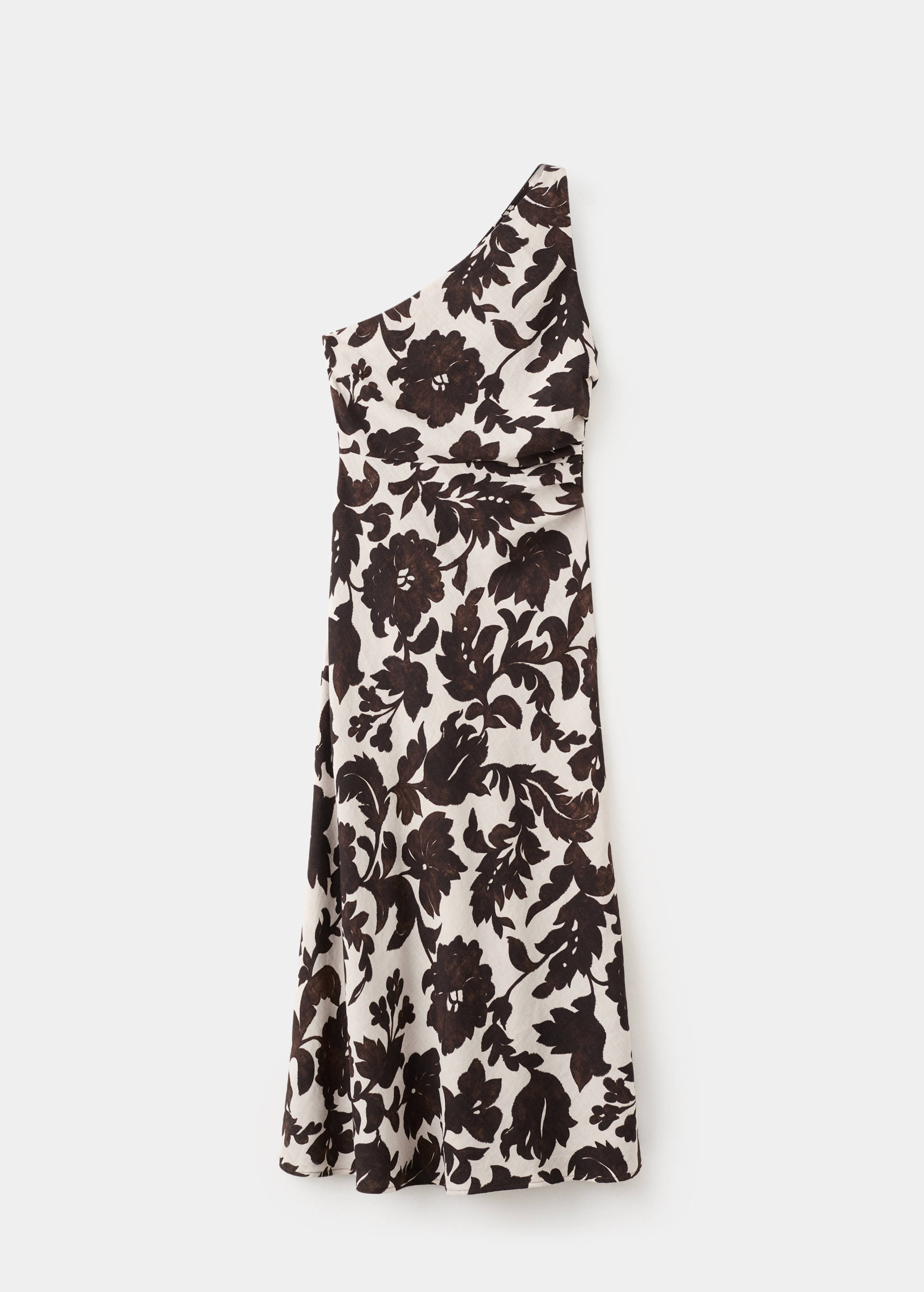 Asymmetrical floral-print dress - Article without model
