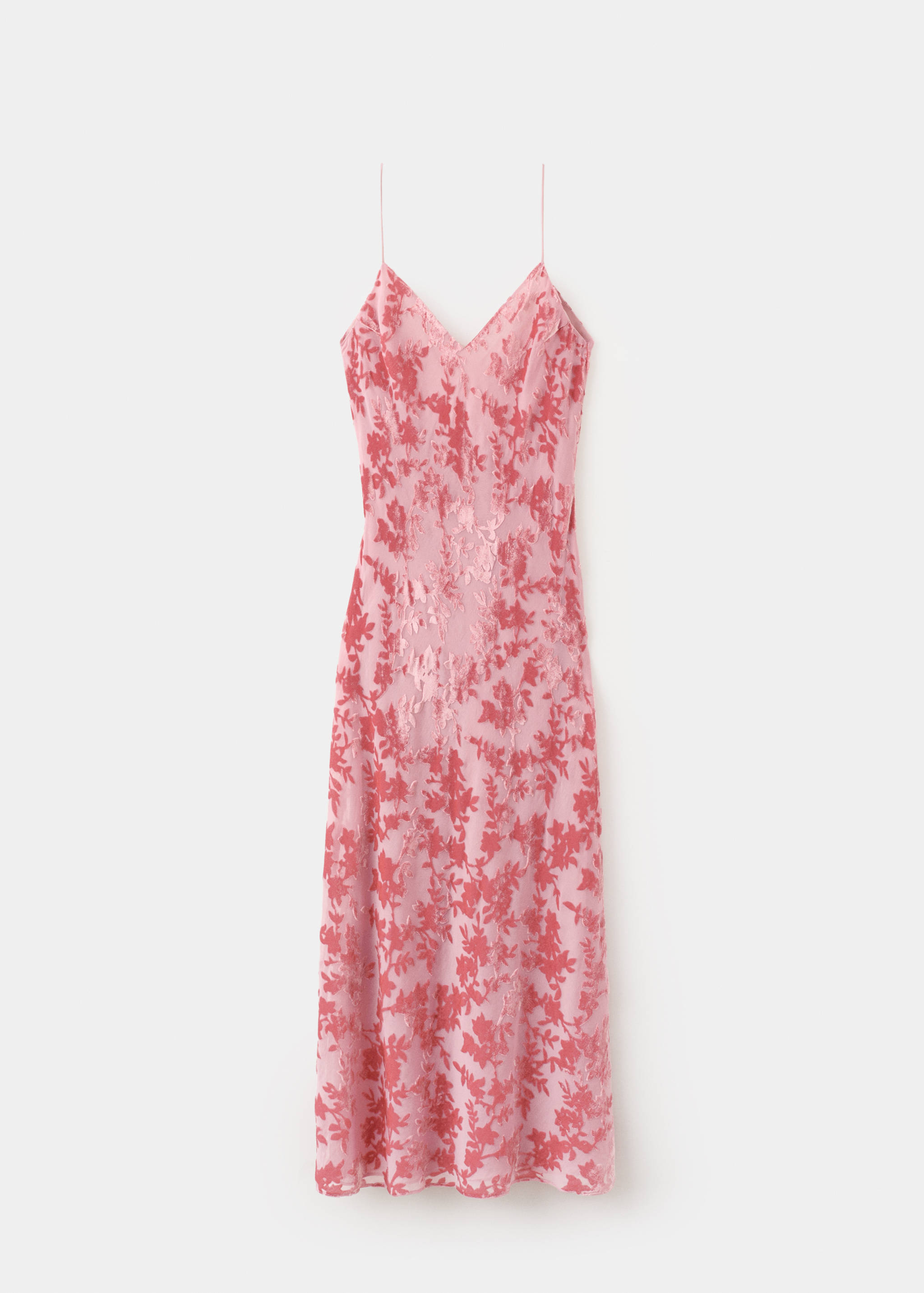 Vestido devoré floral - Artículo sin modelo