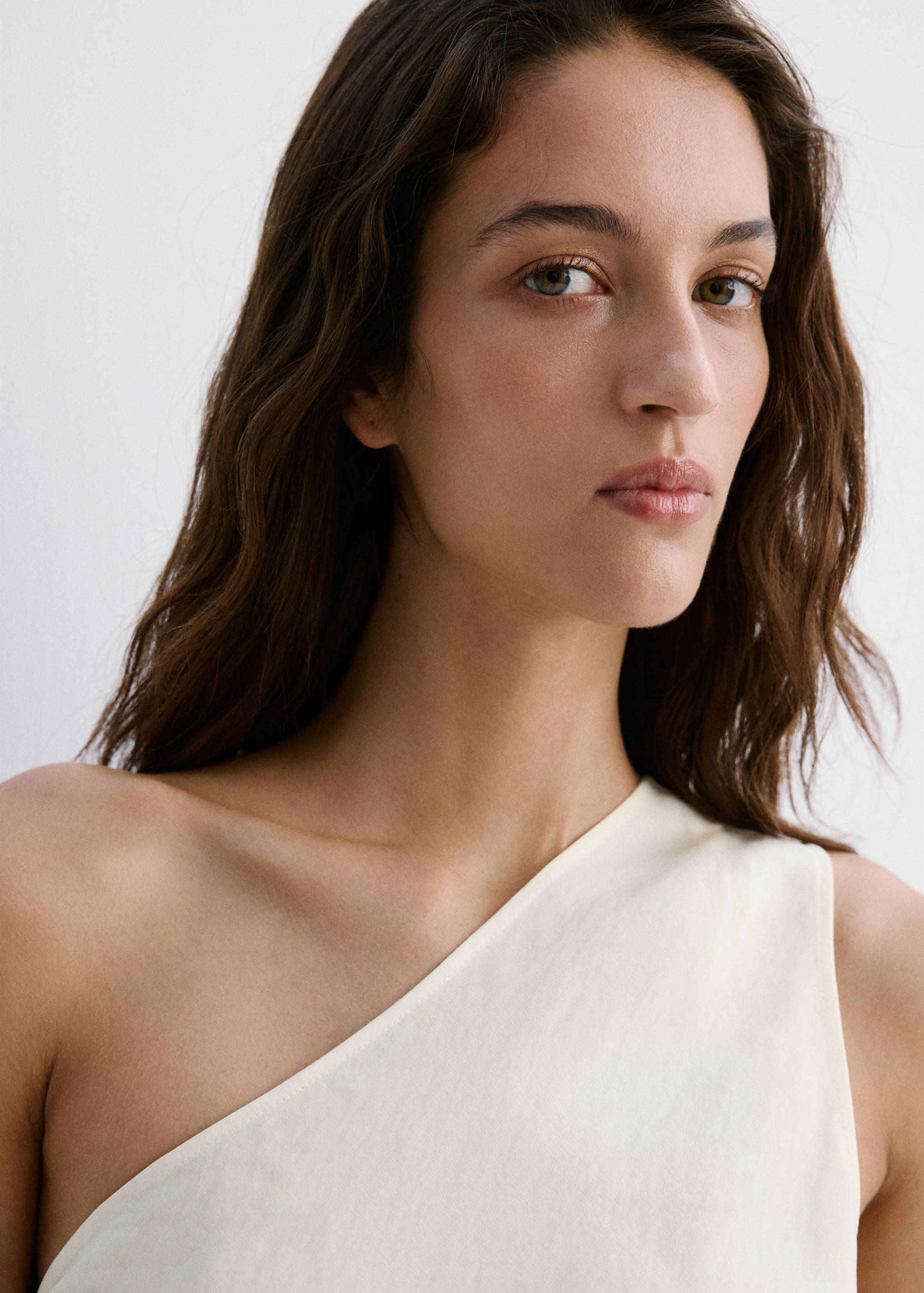 Asymmetrical lyocell top - Details of the article 1