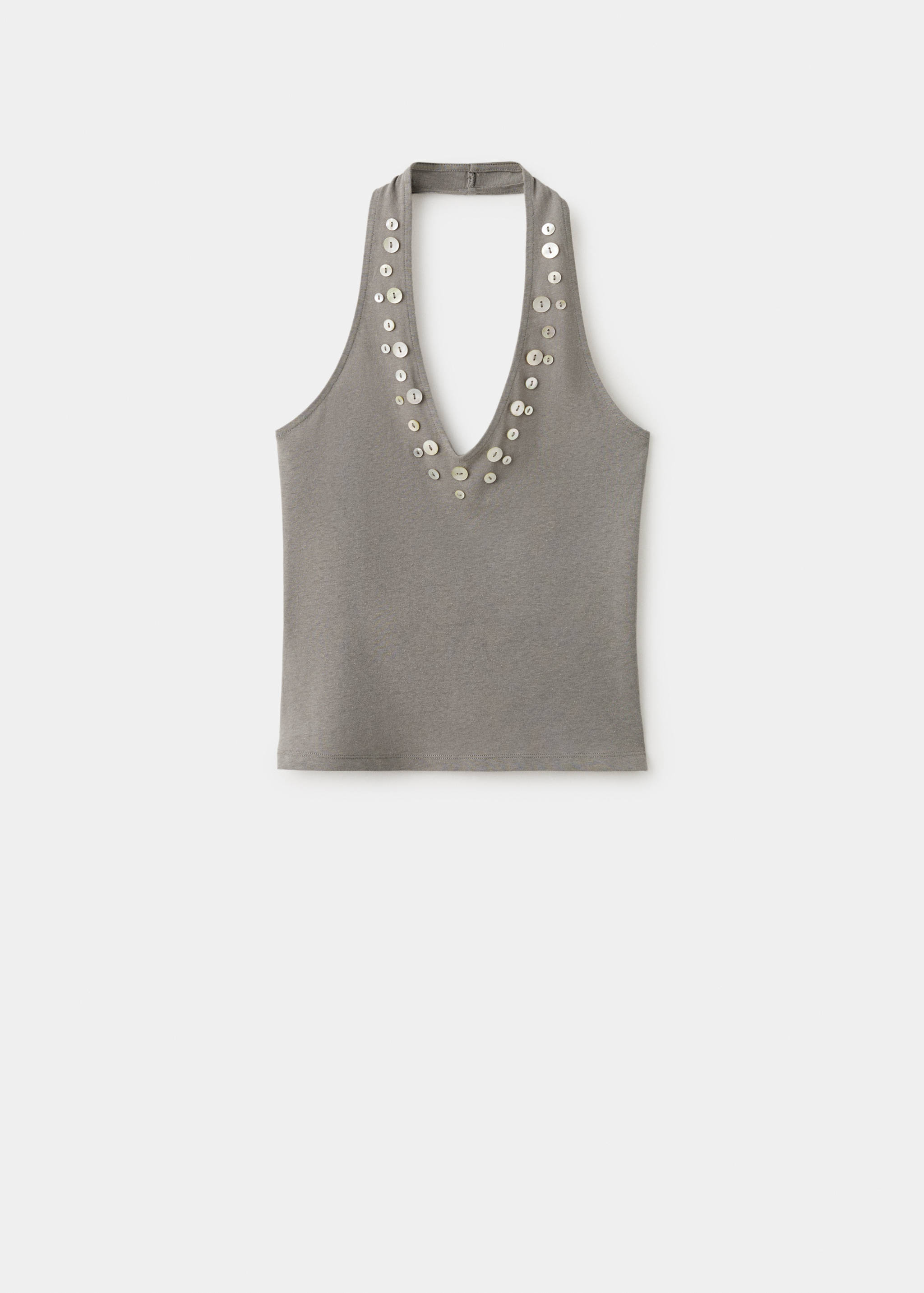 Top emmanchures américaines boutons décoratifs - Article sans modèle