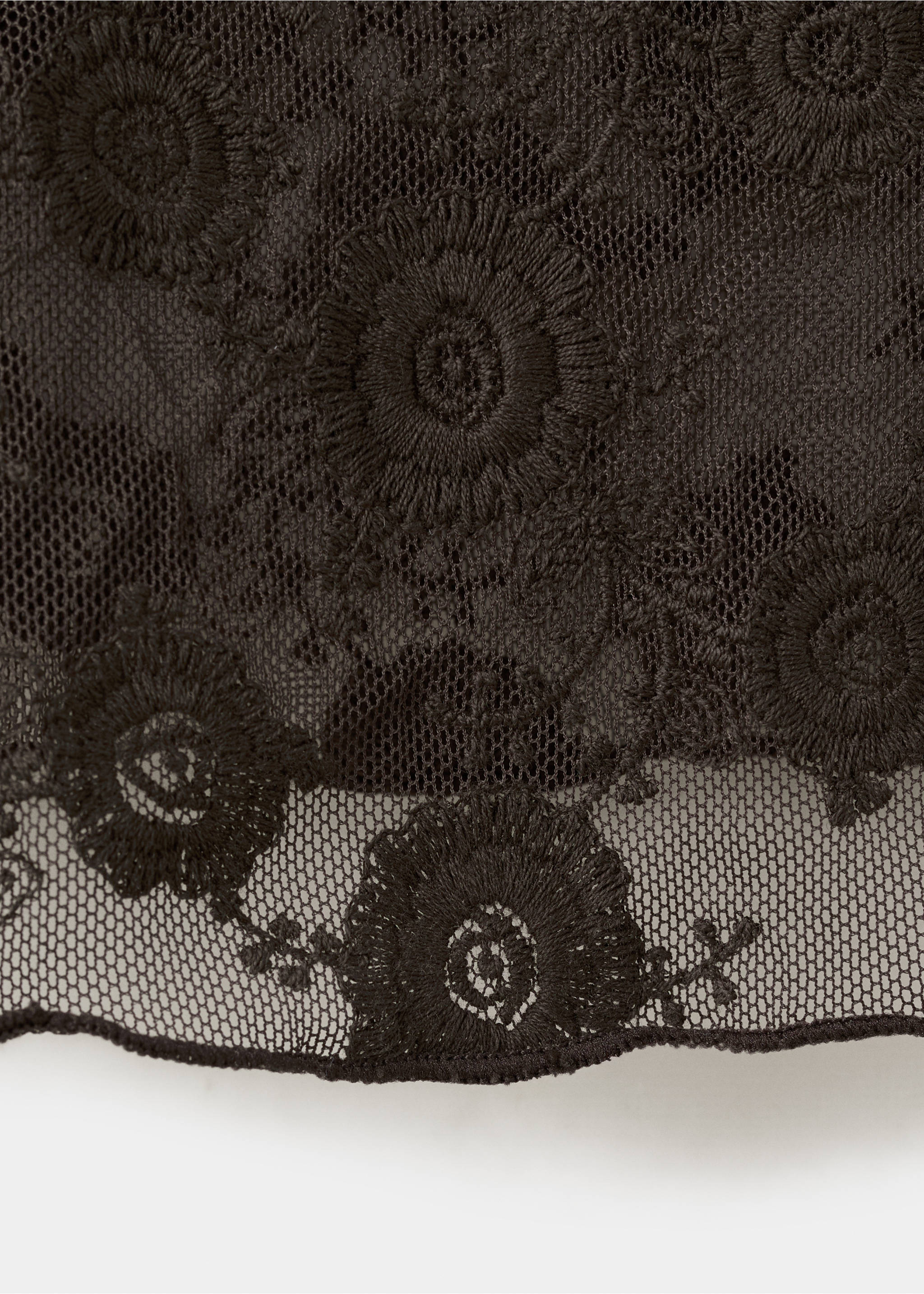 Топ с кружевом - Деталь изделия 0, Хаки. Ref: 27027155-00.