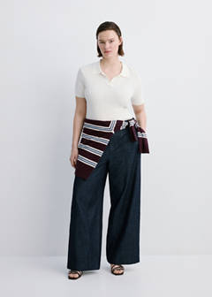 Wide leg mid-rise jeans — Open Blue 5
