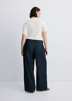 Wide leg mid-rise jeans — Open Blue 6