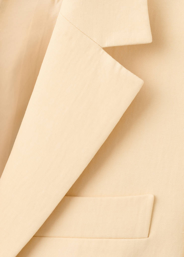 Linen suit jacket — Yellow