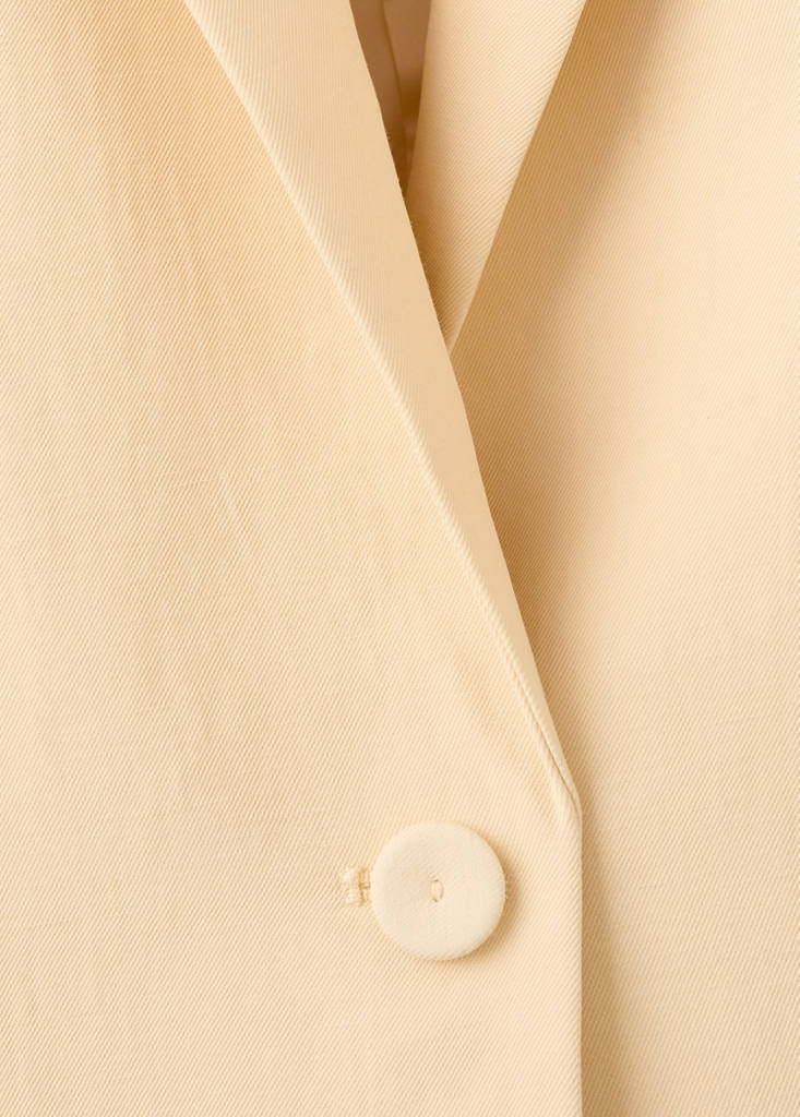 Linen suit jacket — Yellow
