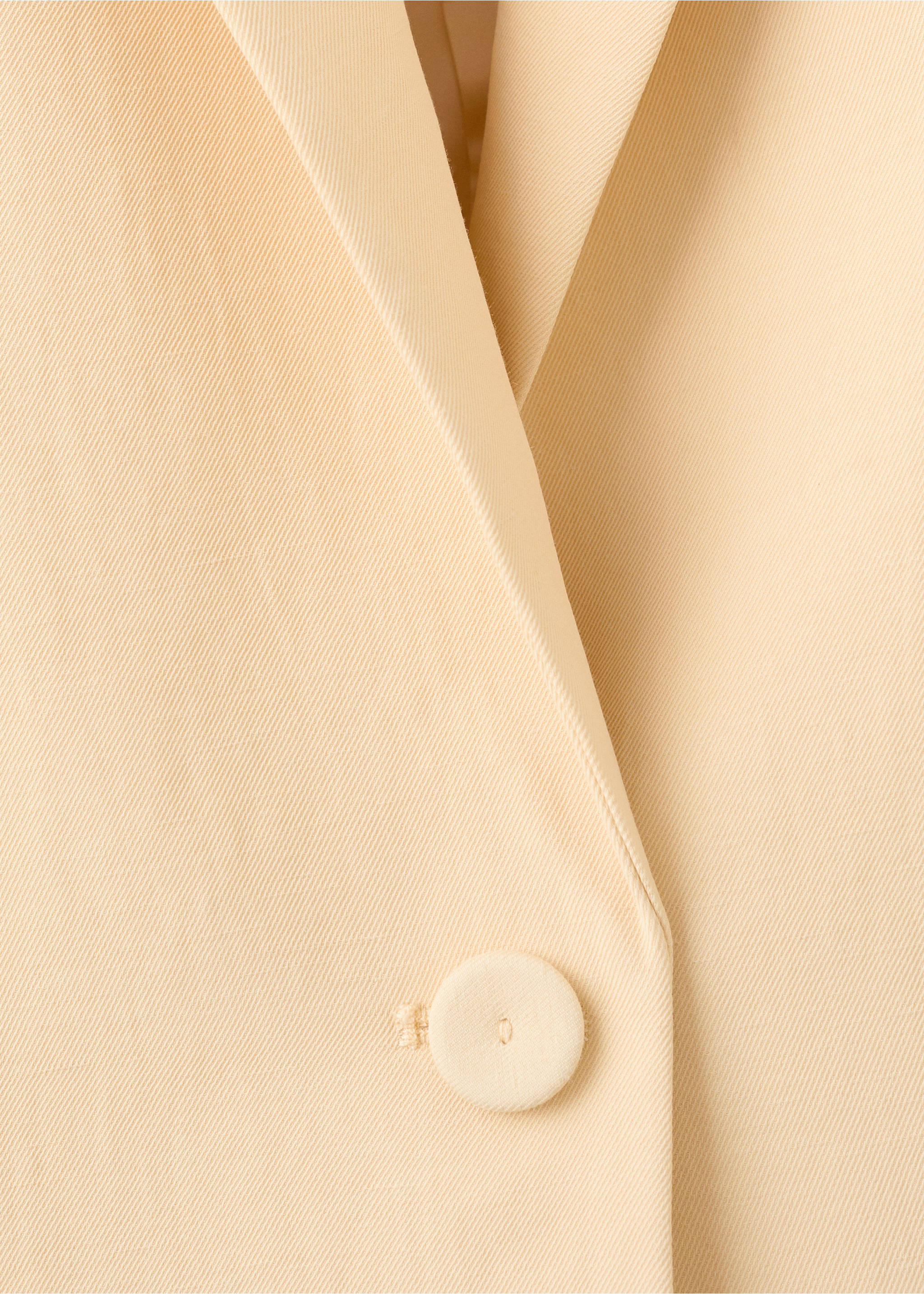 Linen suit jacket - Details of the article 0, Yellow. Ref: 27027160-00.