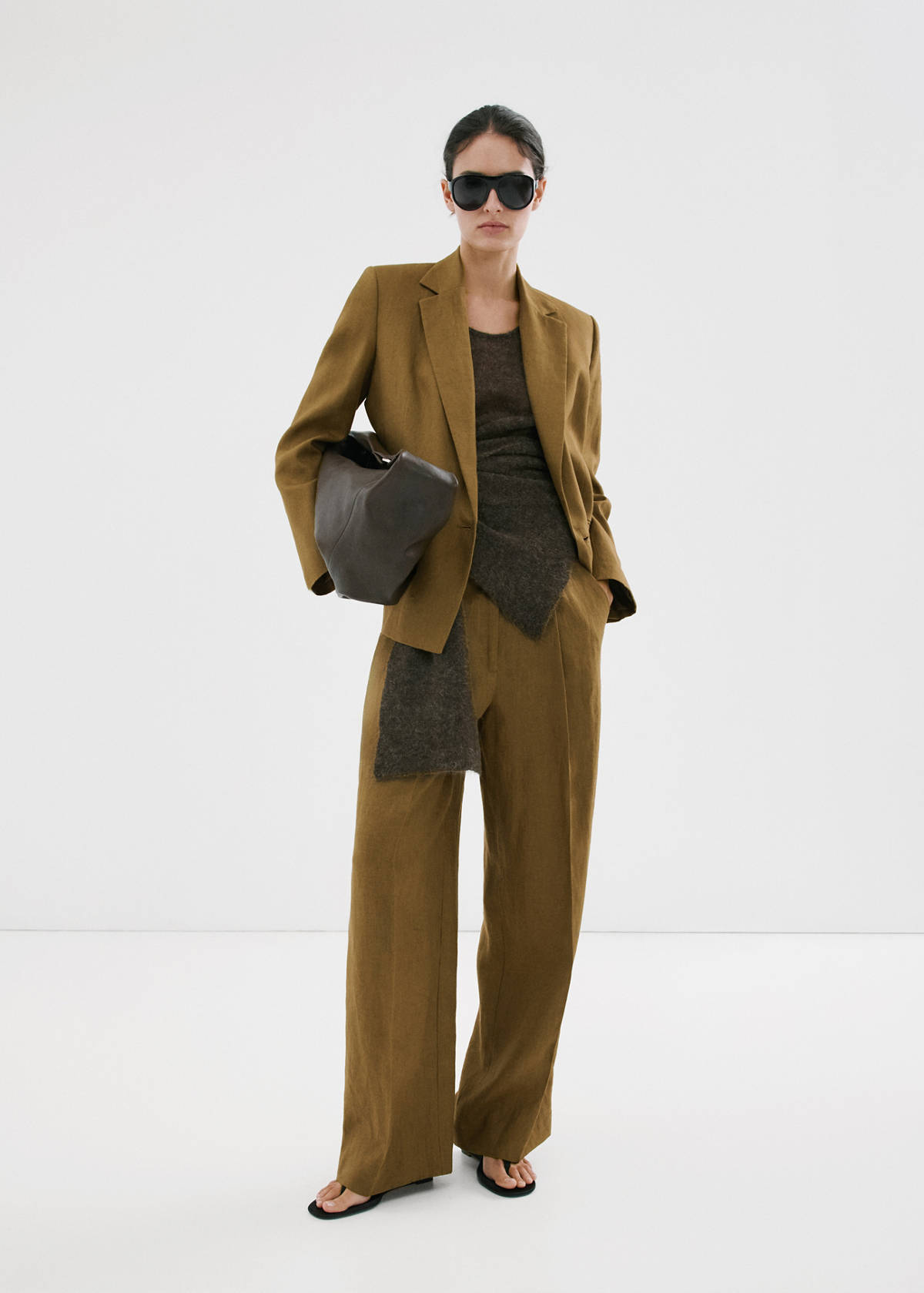 Linen suit jacket