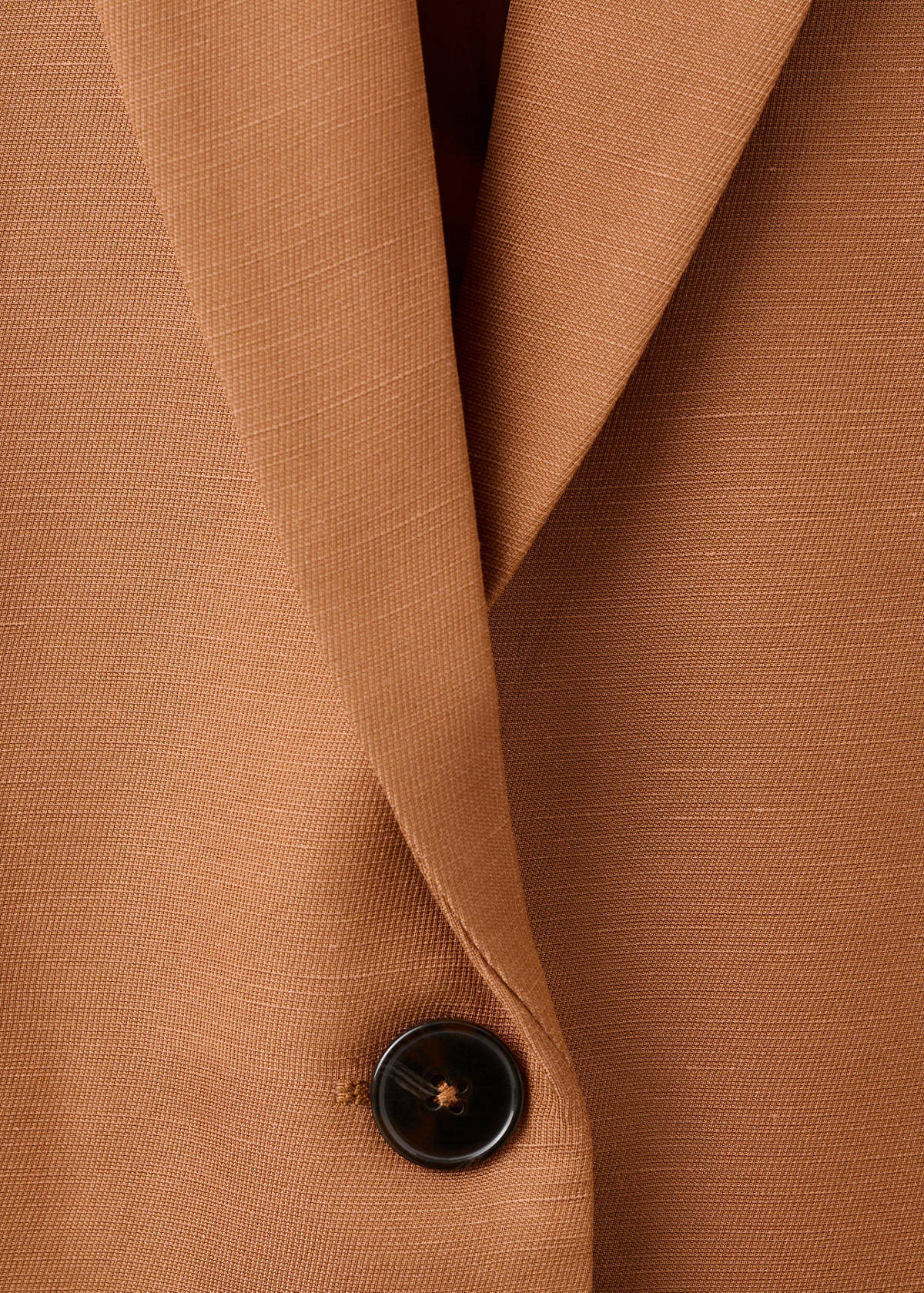 Straight-fit suit blazer — Russet