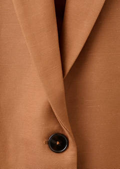 Straight-fit suit blazer — Russet 6