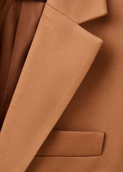 Straight-fit suit blazer — Russet 7