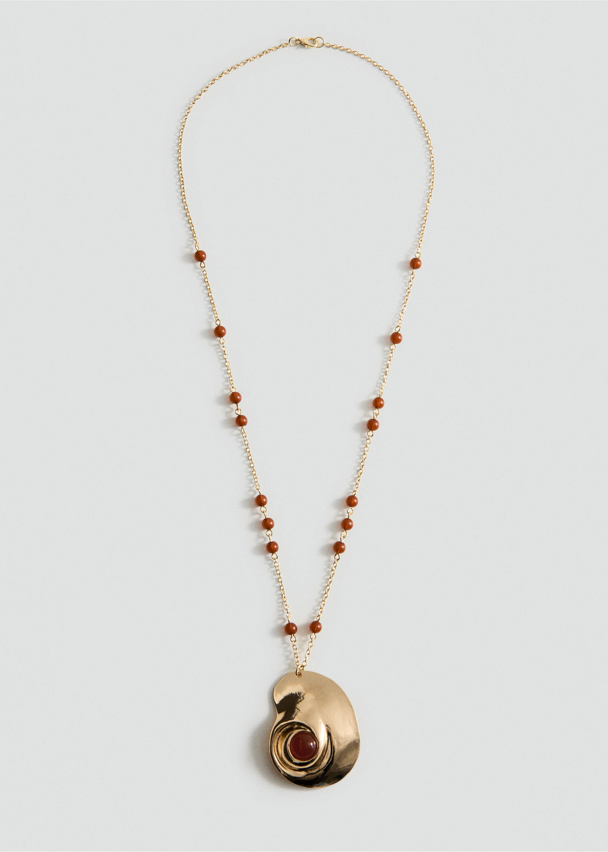 Spiral pendant necklace - Article without model, Gold. Ref: 27027793-00.