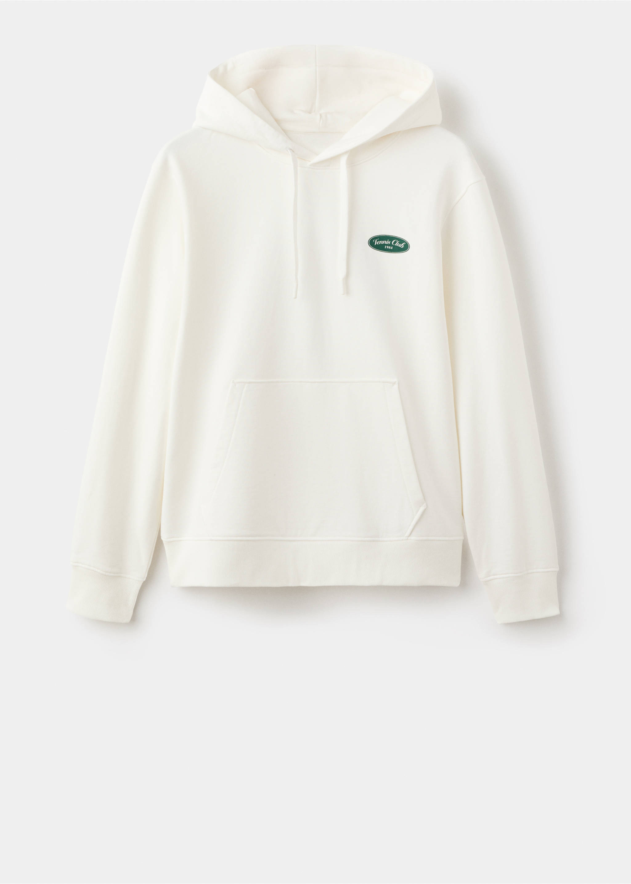 Sudadera capucha 100% algodón - Artículo sin modelo, Blanco roto. Ref: 27027796-00.