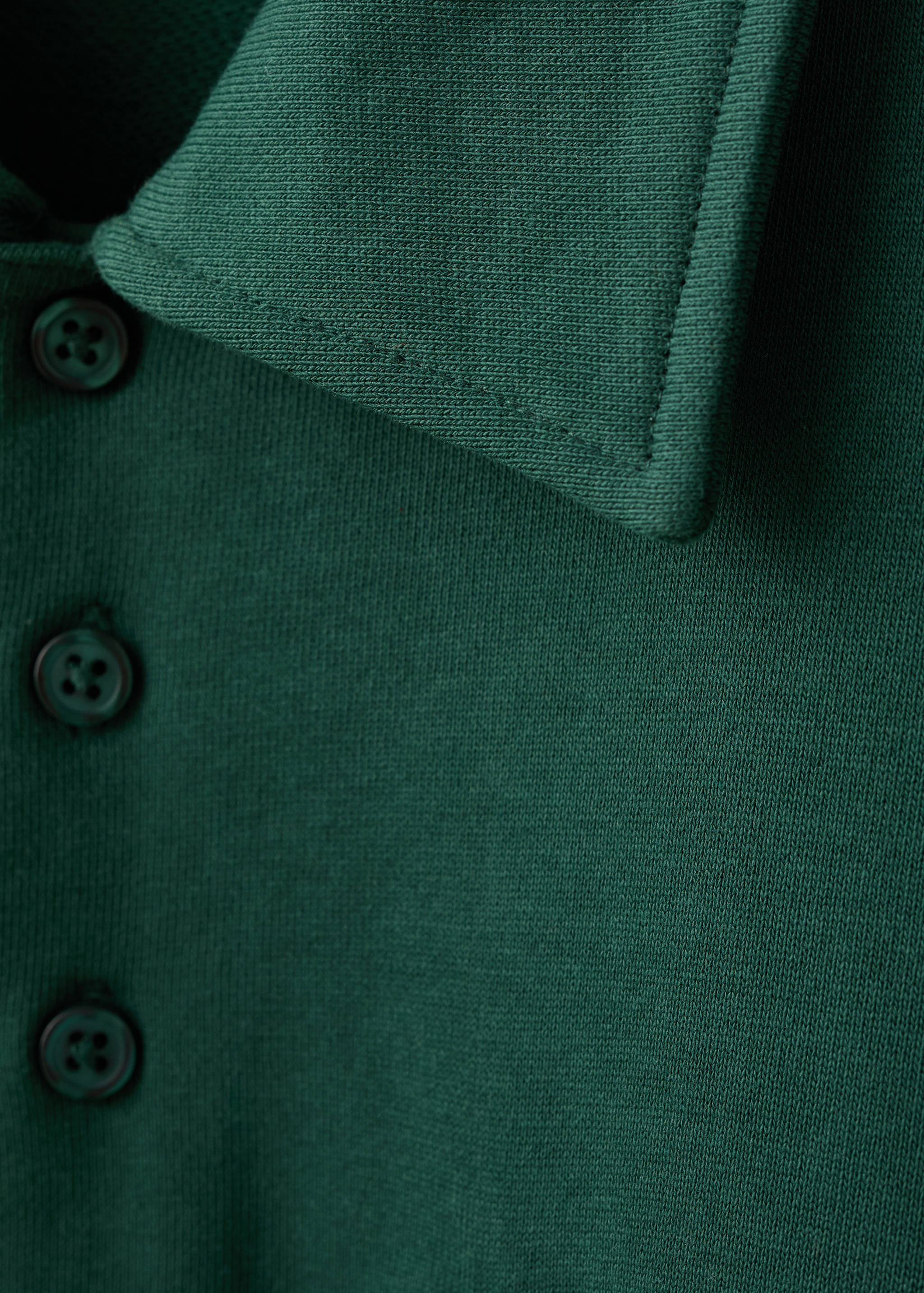 100% cotton polo sweatshirt - Details of the article 8