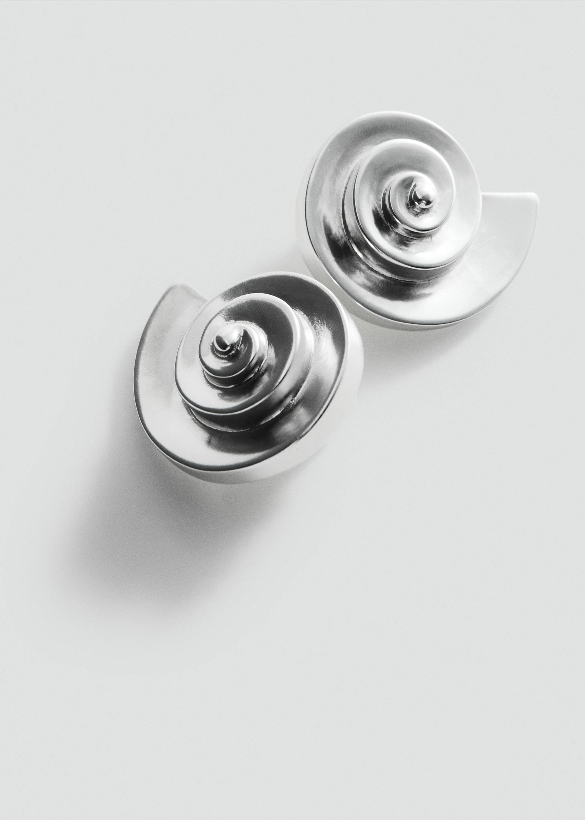 أقراط من الصدف - رؤية وسط, فضي. Ref: 27027800-00.