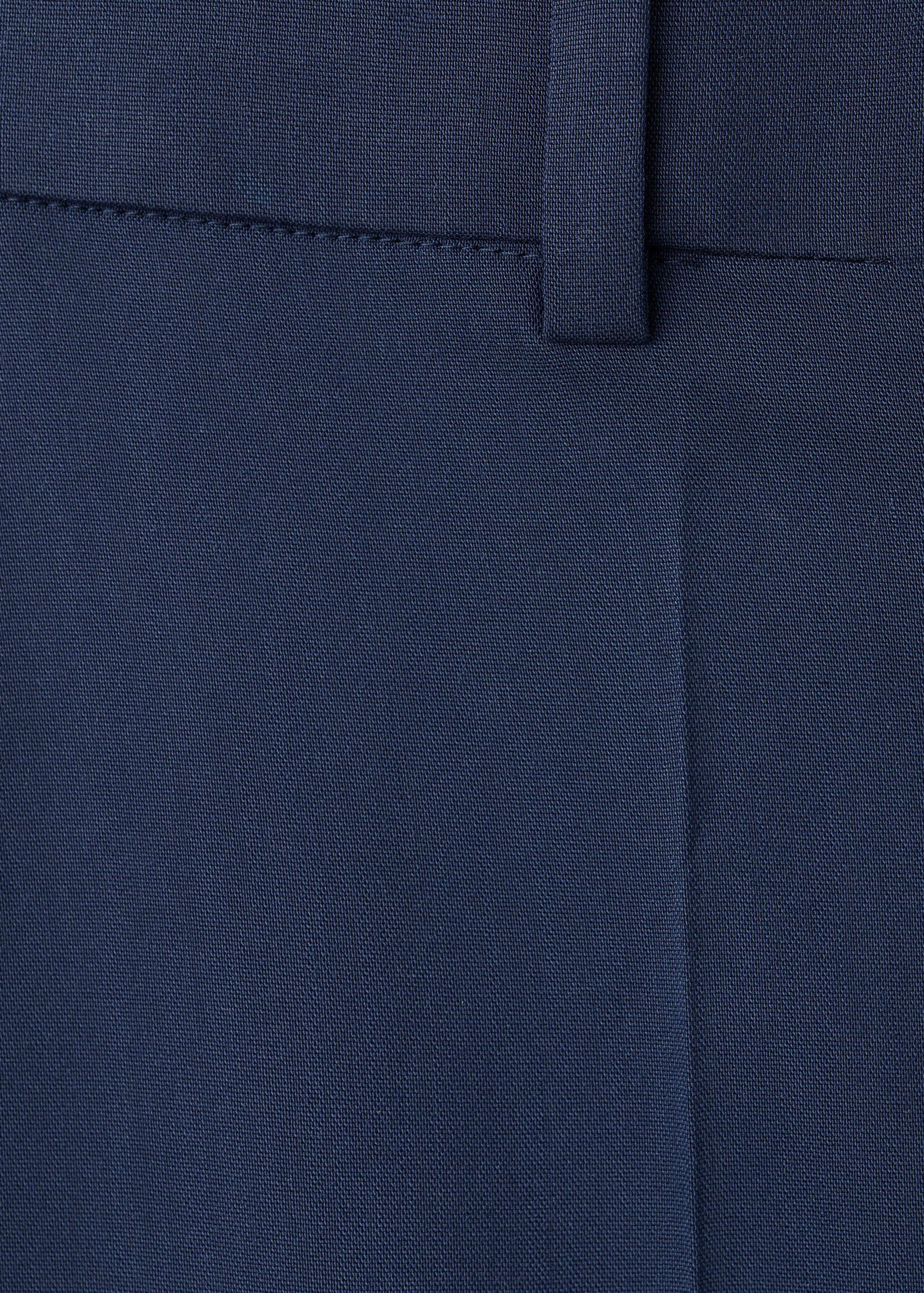 Straight low-rise suit trousers - Details of the article 8
