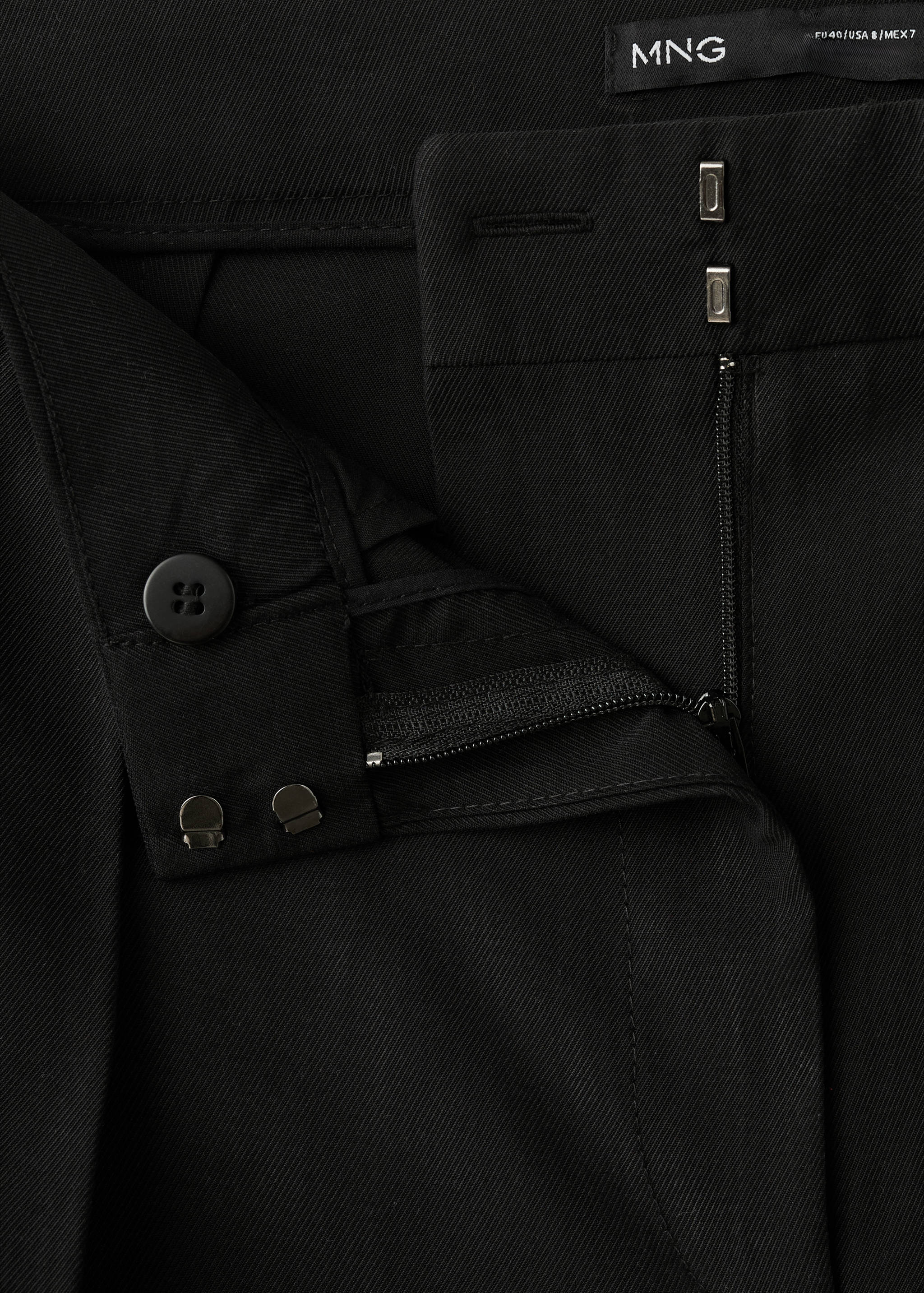 Straight-fit lyocell trousers - Details of the article 8