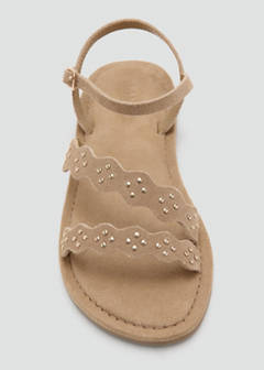 Leather sandals with straps — Sand 3