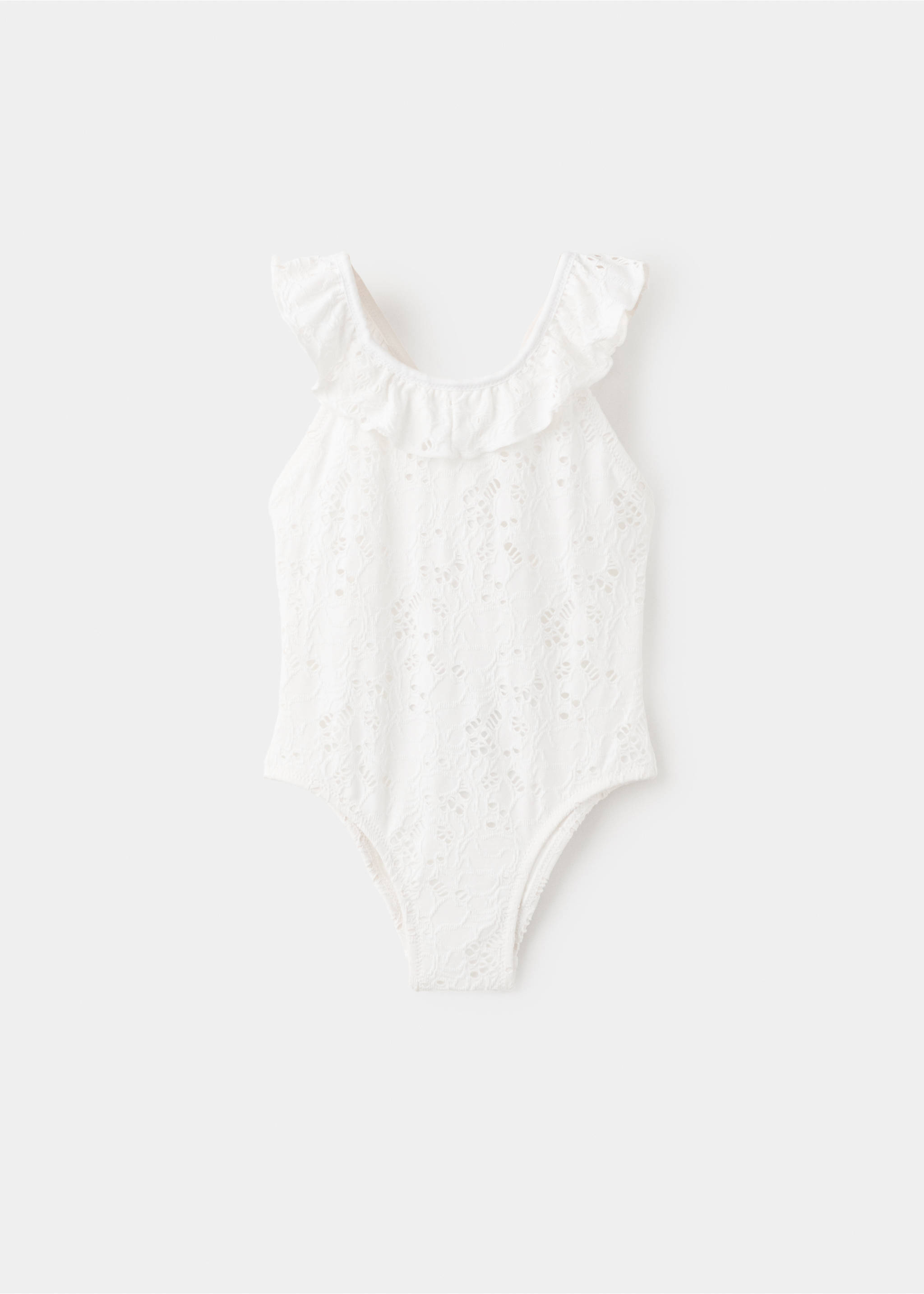 Bañador calado volante - Artículo sin modelo, Blanco. Ref: 27027895-00.