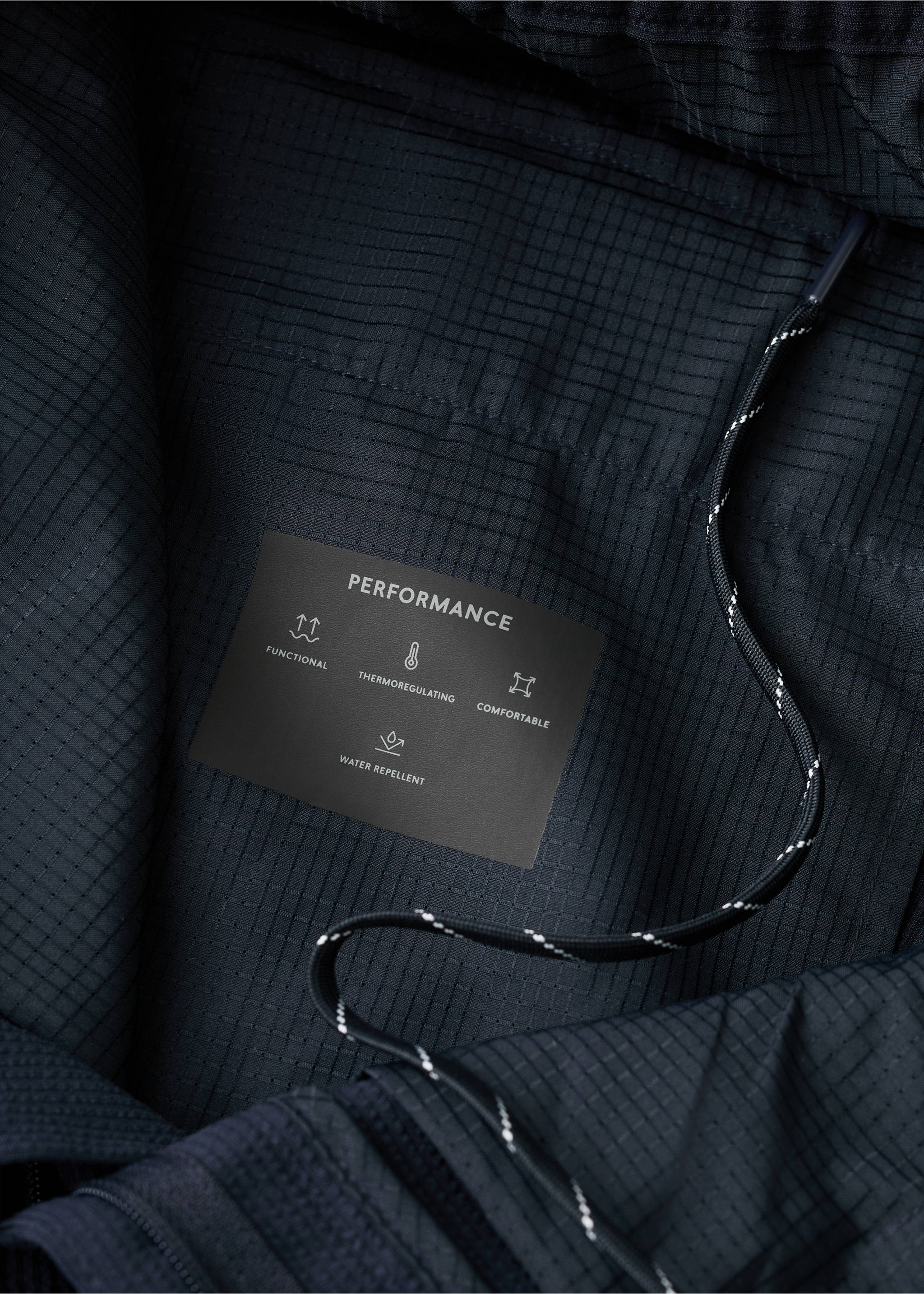 بنطلون من القماش المطاطي بقصة ضيقة - تفاصيل المنتج 0, أزرق غامق. Ref: 27027898-00.