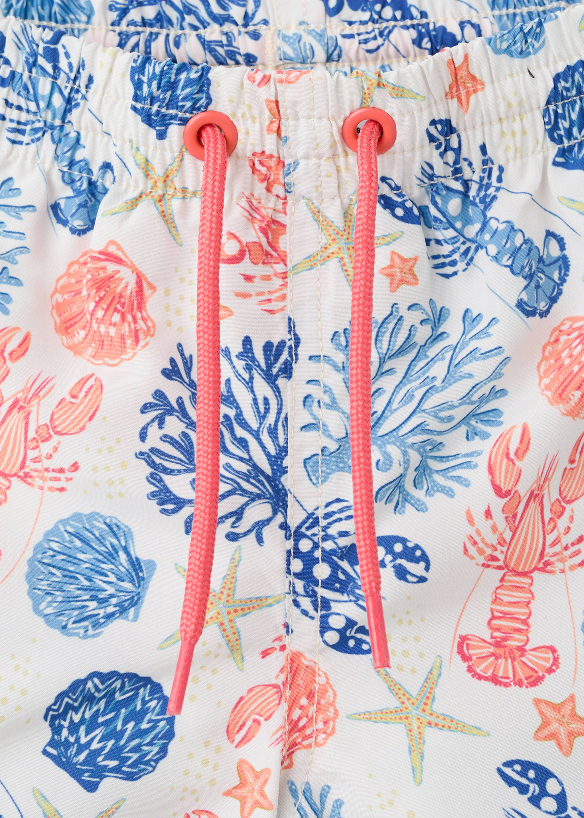 Marine-print swimsuit - Details of the article 8, Off White. Ref: 27027906-00.