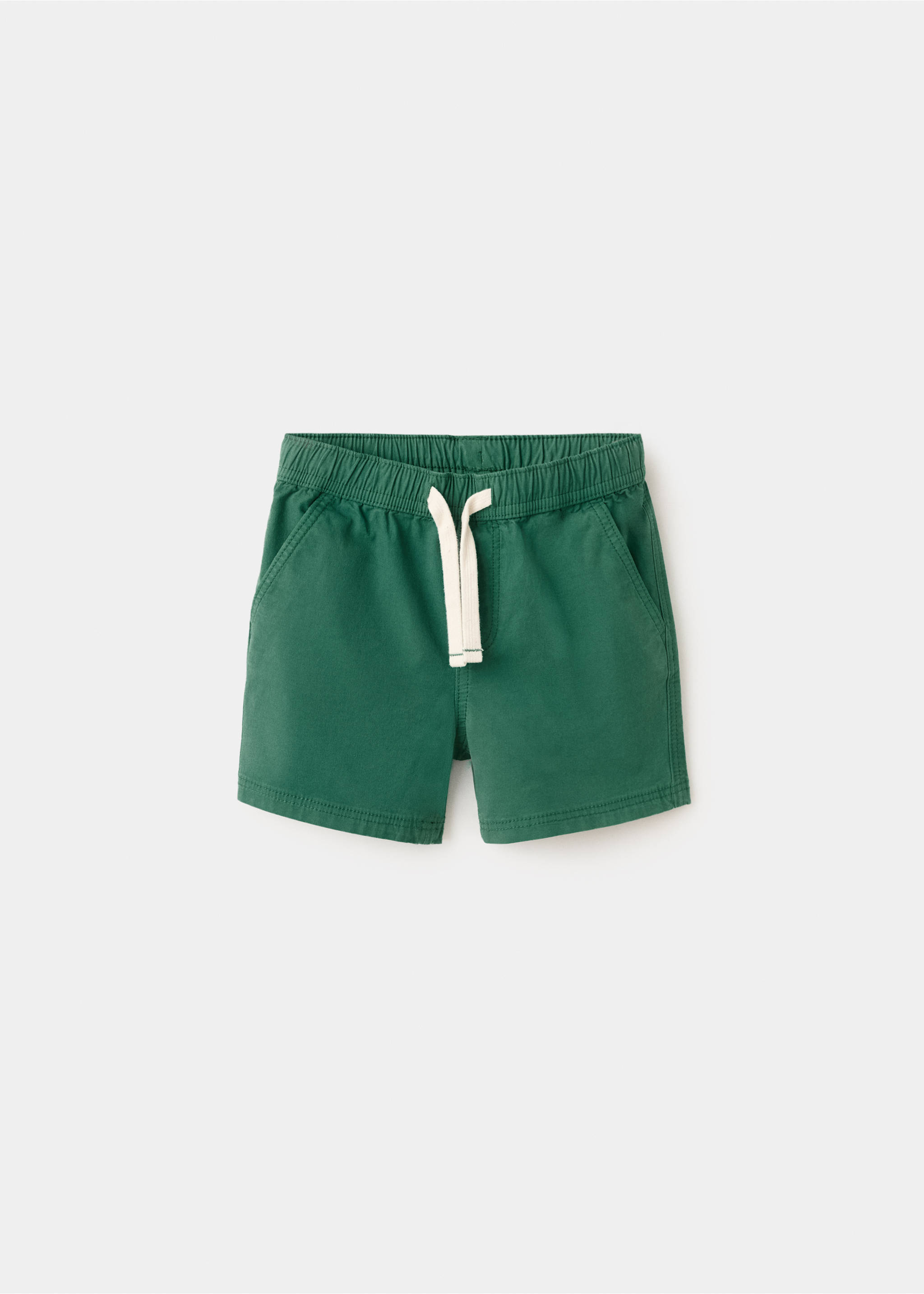 Bermudas algodón cordón - Artículo sin modelo, Verde. Ref: 27027910-00.