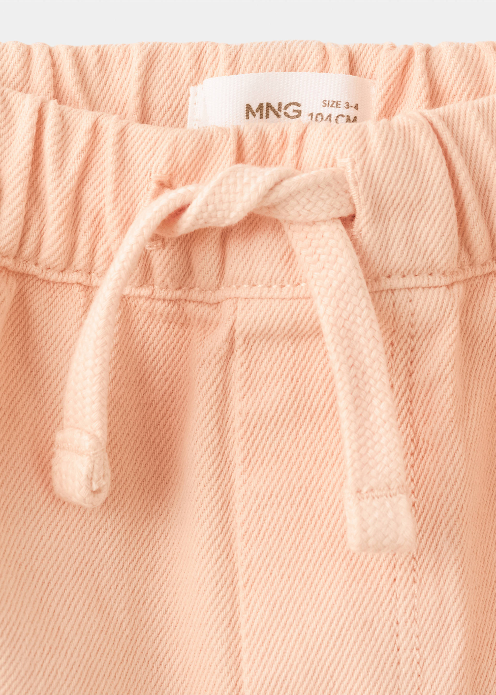 Cargo Bermuda shorts - Details of the article 8, Peach. Ref: 27027913-00.