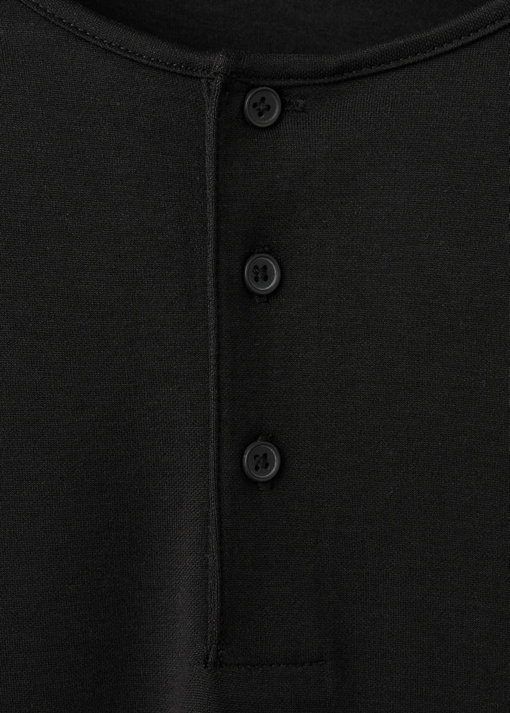 Henley T-shirt — Black
