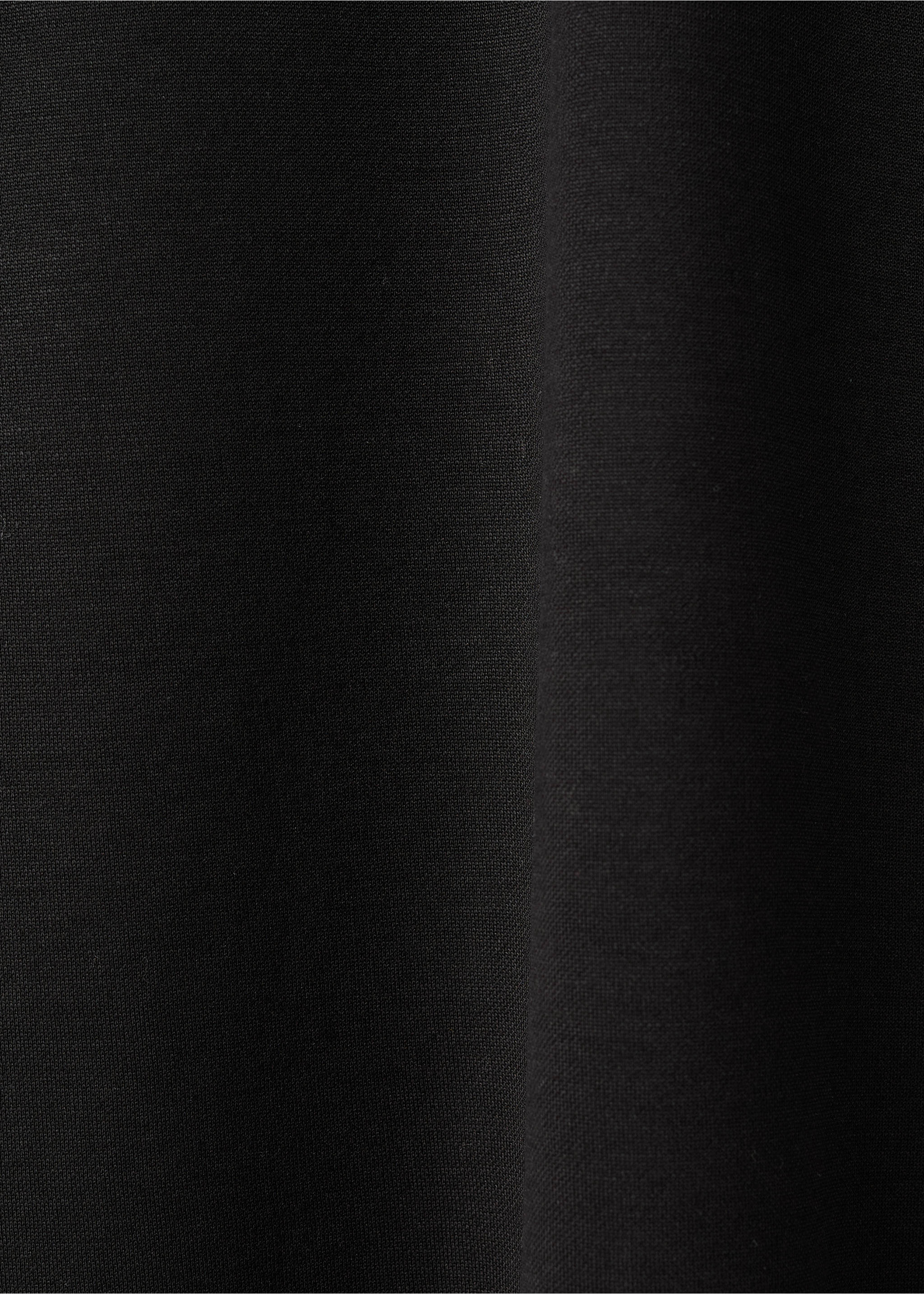 Camiseta cuello panadero - Detalle del artículo 0, Negro. Ref: 27027914-00.