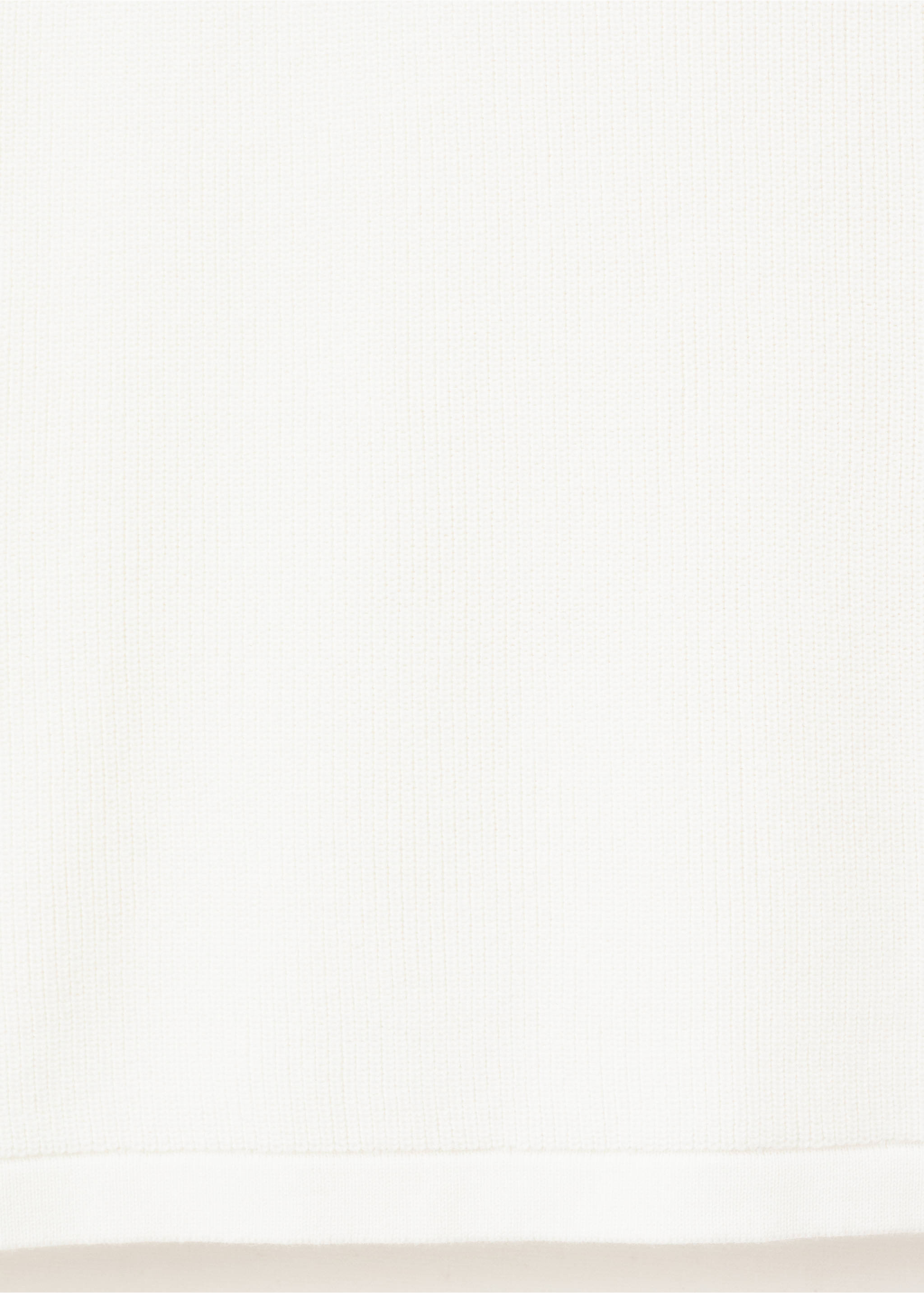 Slim-fit cotton tank top - Details of the article 0, Off White. Ref: 27027915-00.